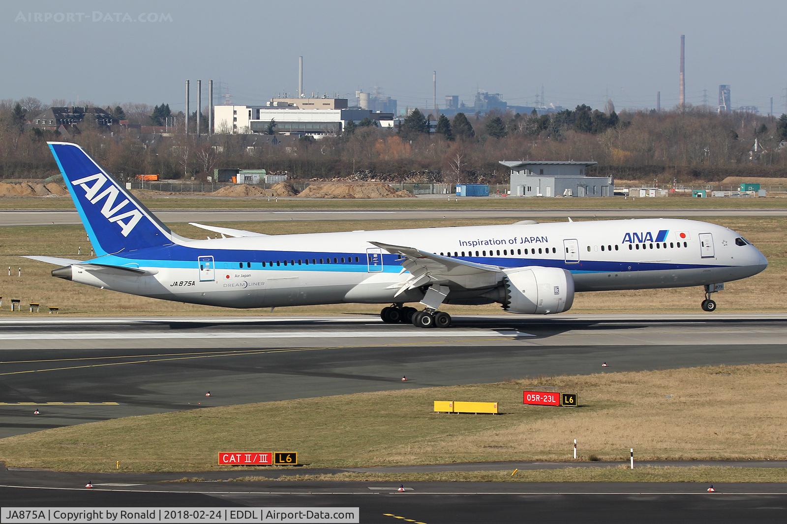JA875A, 2015 Boeing 787-9 Dreamliner Dreamliner C/N 34531, at dus