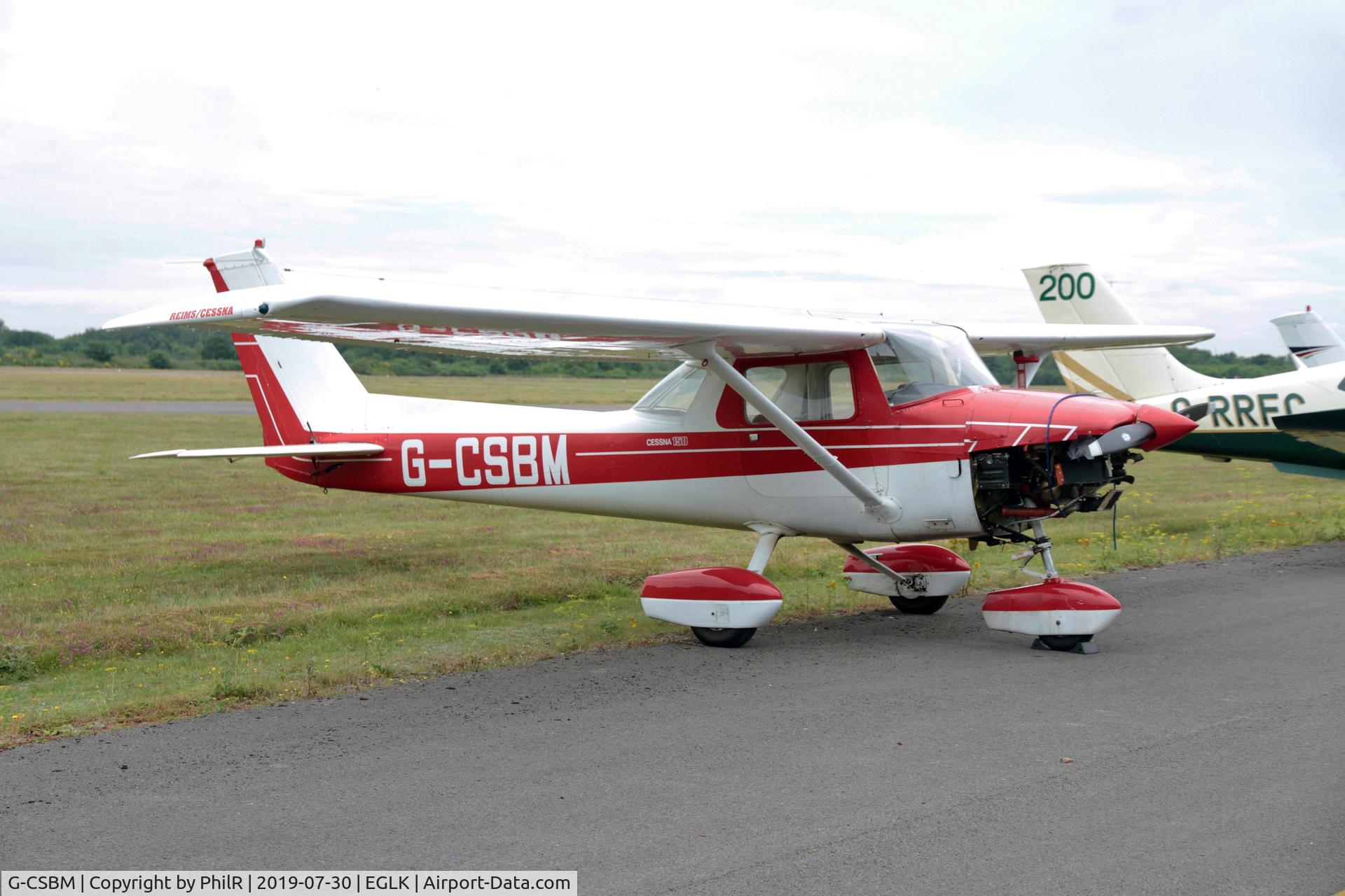 G-CSBM, 1977 Reims Cessna F150M C/N 1359, G-CSBM 1977 Reims Cessna 15M Blackbushe