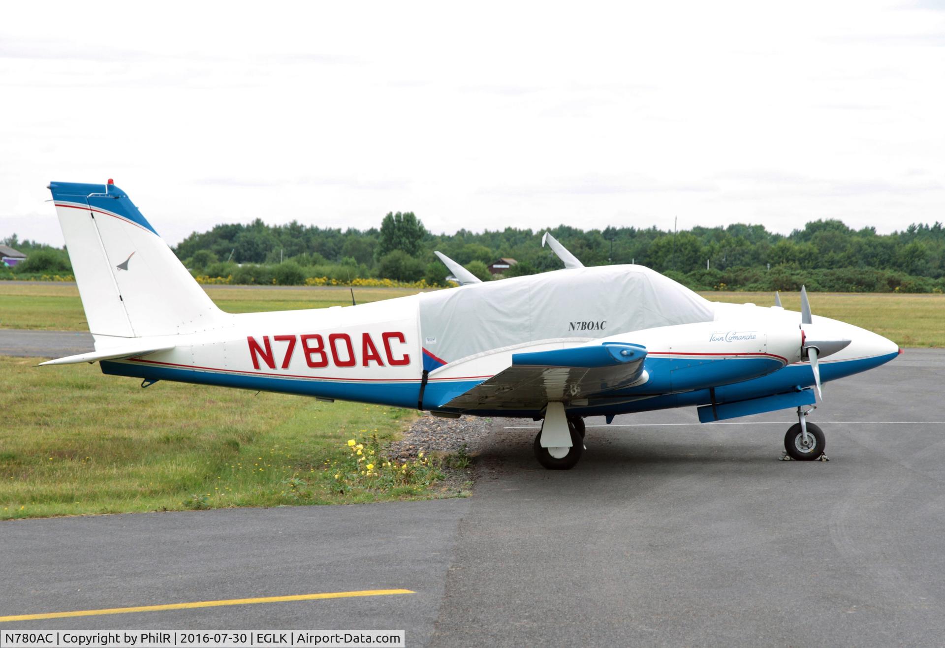 N780AC, 1969 Piper PA-30 Twin Comanche Twin Comanche C/N 30-1967, N780AC 1969 Piper PA 30 Twin Comanche Blackbushe