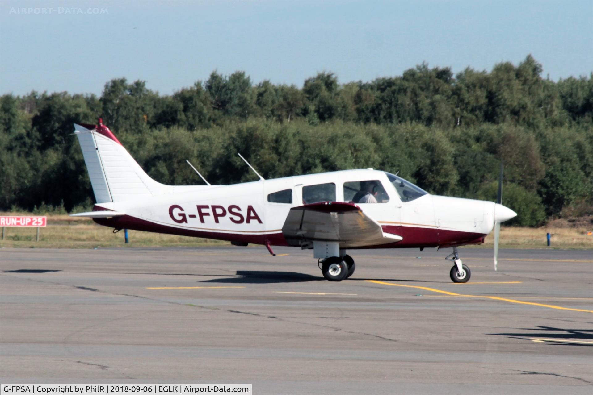 G-FPSA, 1986 Piper PA-28-161 Cherokee Warrior II C/N 28-8616038, G-FPSA 1986 Piper Pa-28 Cherokee Warrior ll Blackbushe