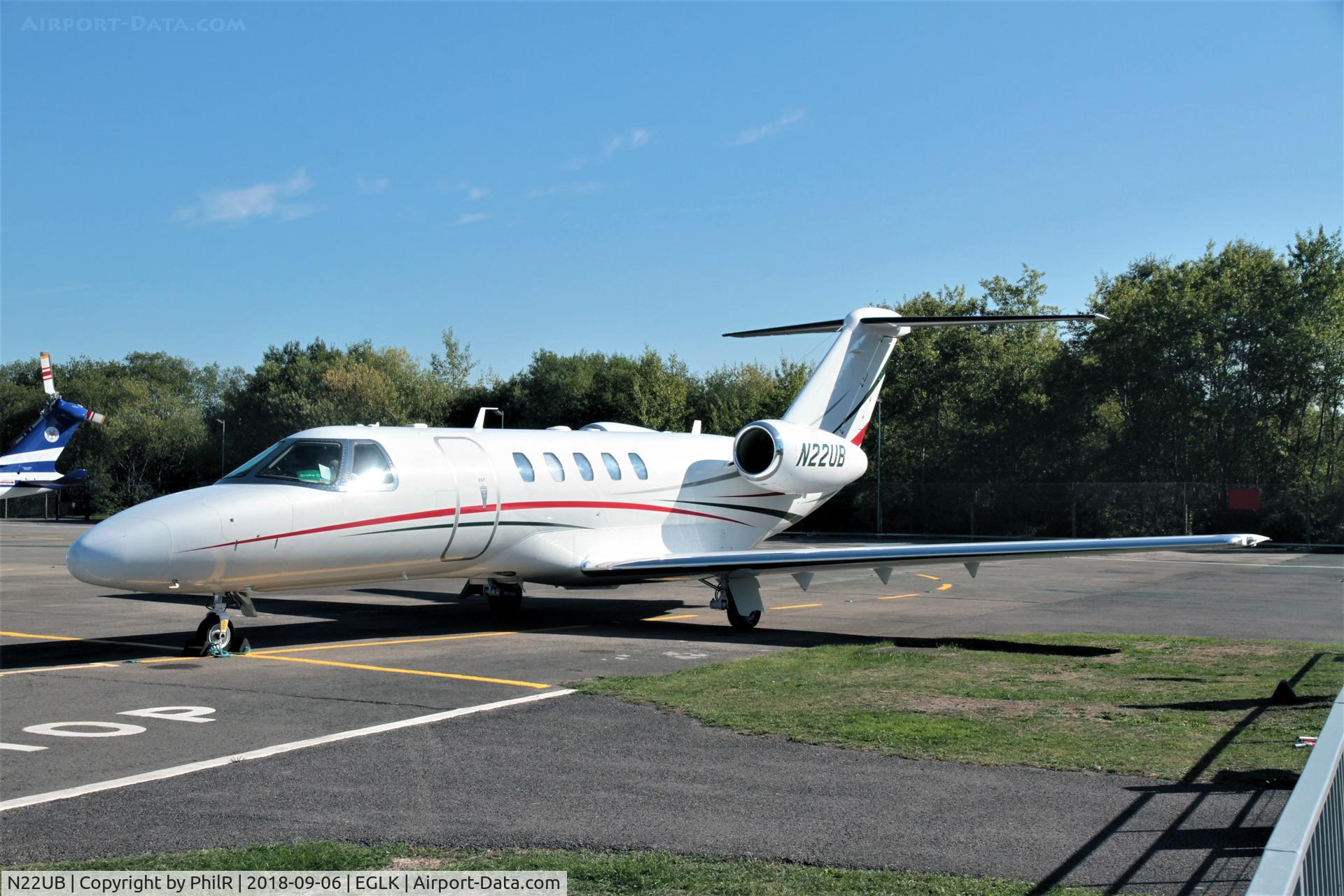 N22UB, 2014 Cessna 525C CitationJet CJ4 C/N 525C-0182, N22UB 2014 Cessna 525C CitationJet CJ4 Blackbushe