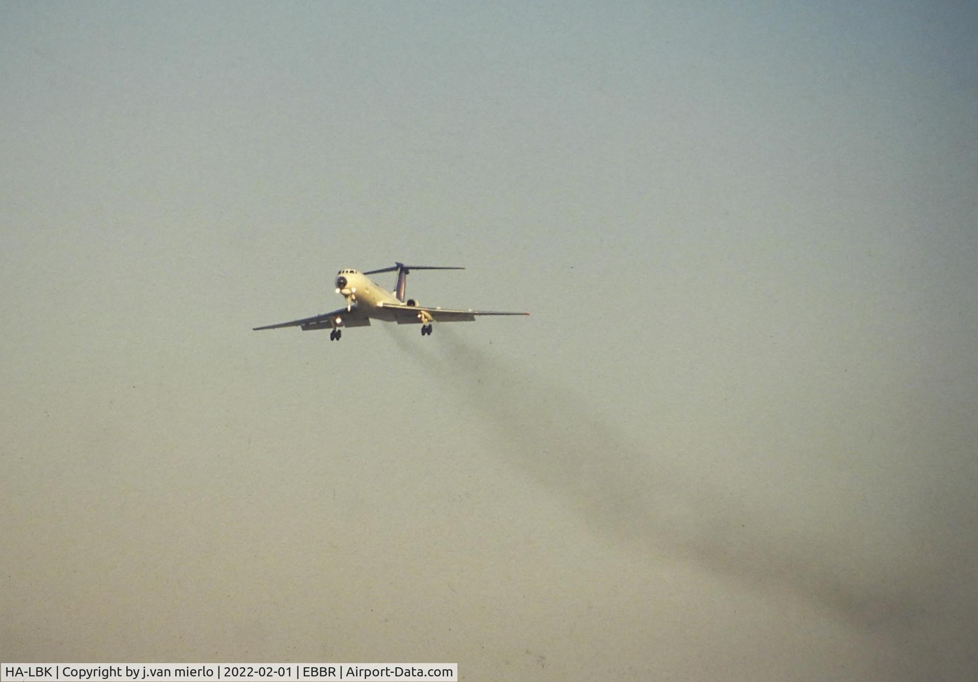 HA-LBK, 1971 Tupolev Tu-134A C/N 1351302, Brussels