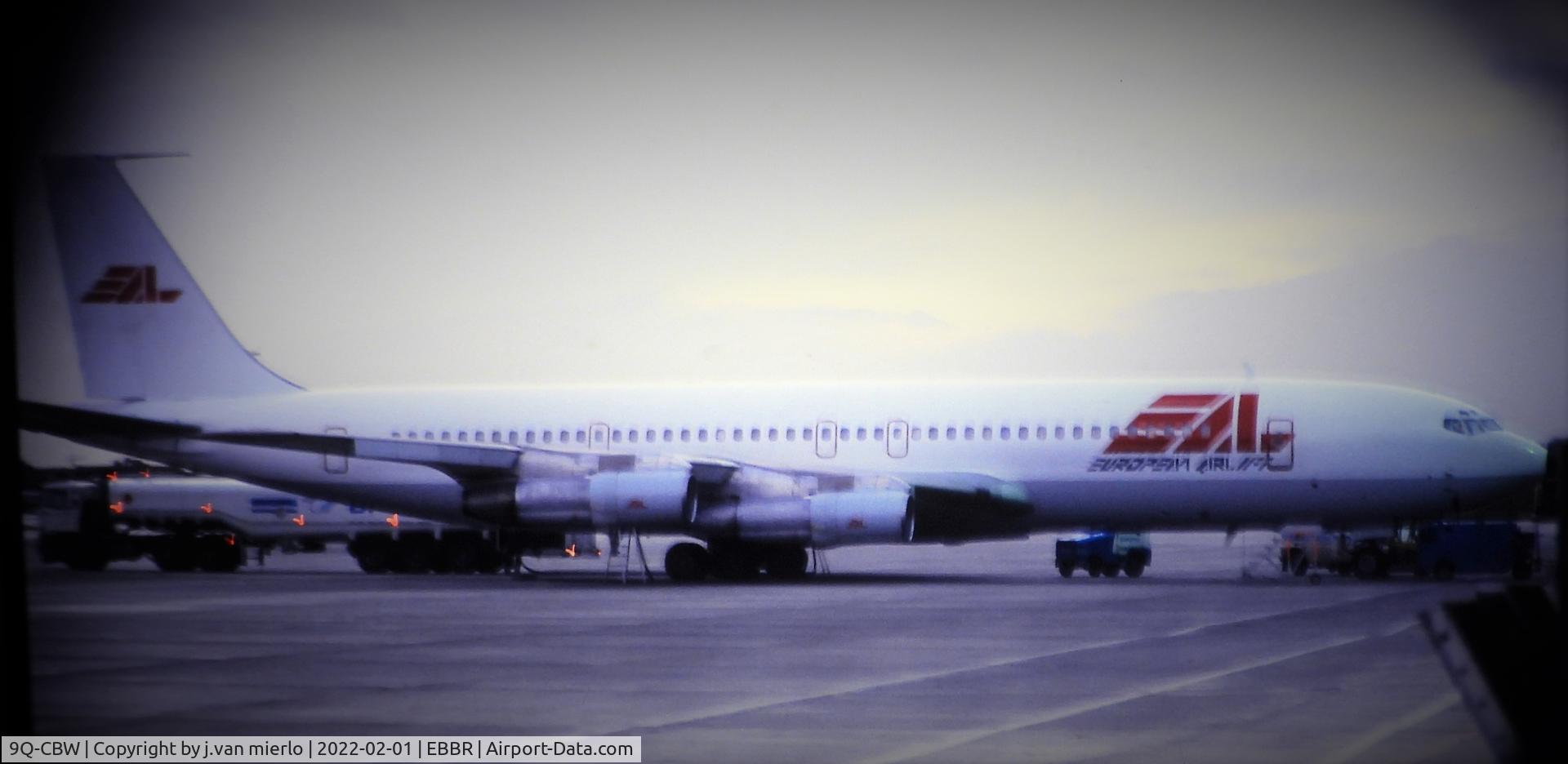 9Q-CBW, 1969 Boeing 707-329C C/N 20200, Brussels