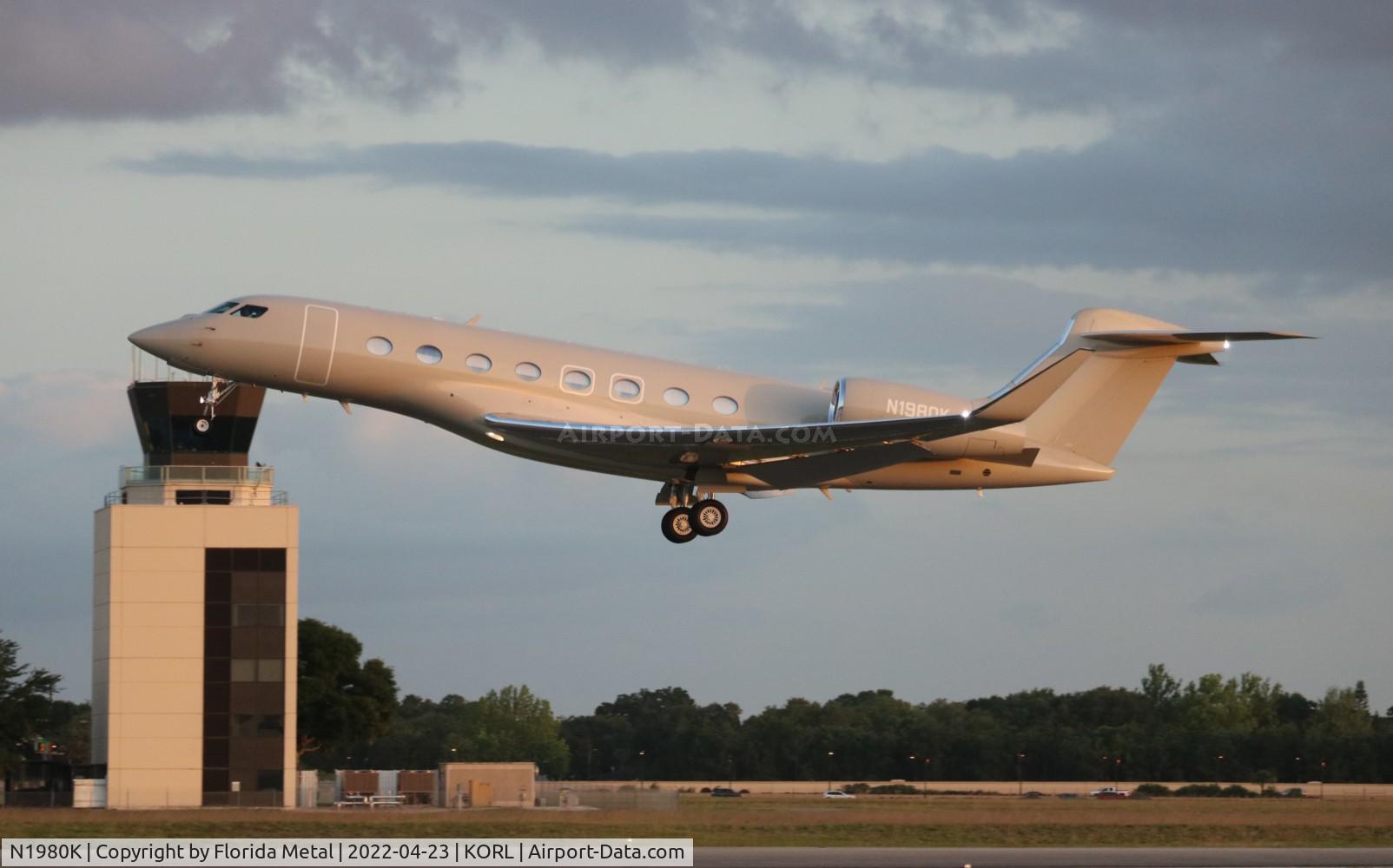N1980K, 2011 Gulfstream Aerospace G650 (G-VI) C/N 6011, ORL 2022