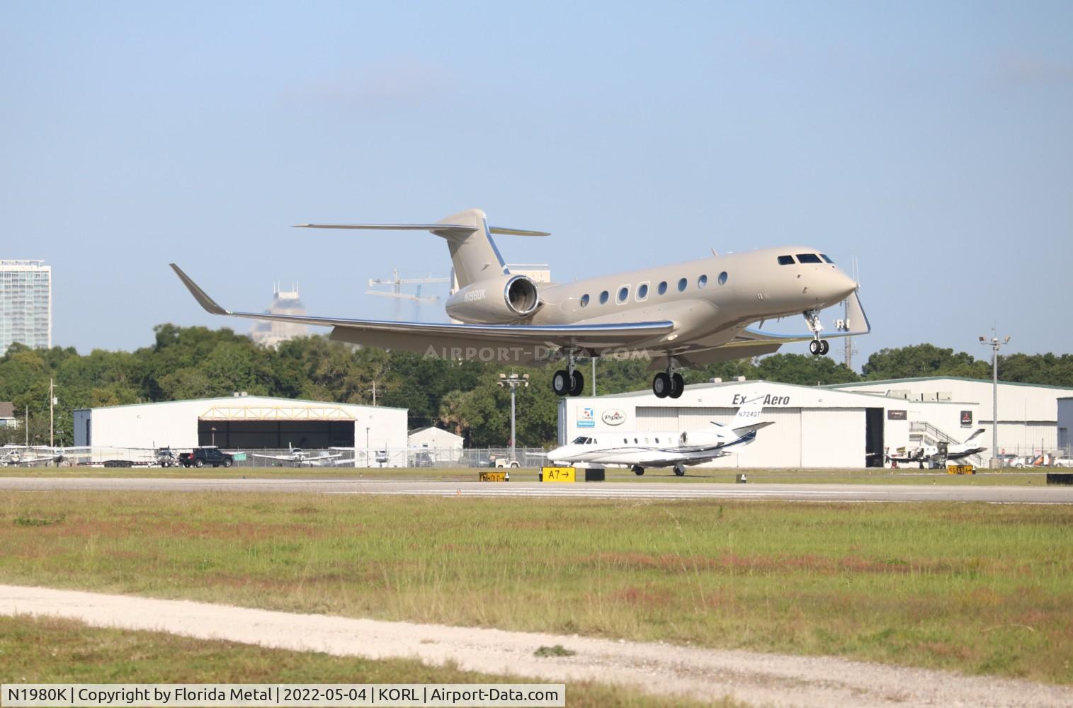 N1980K, 2011 Gulfstream Aerospace G650 (G-VI) C/N 6011, ORL 2022