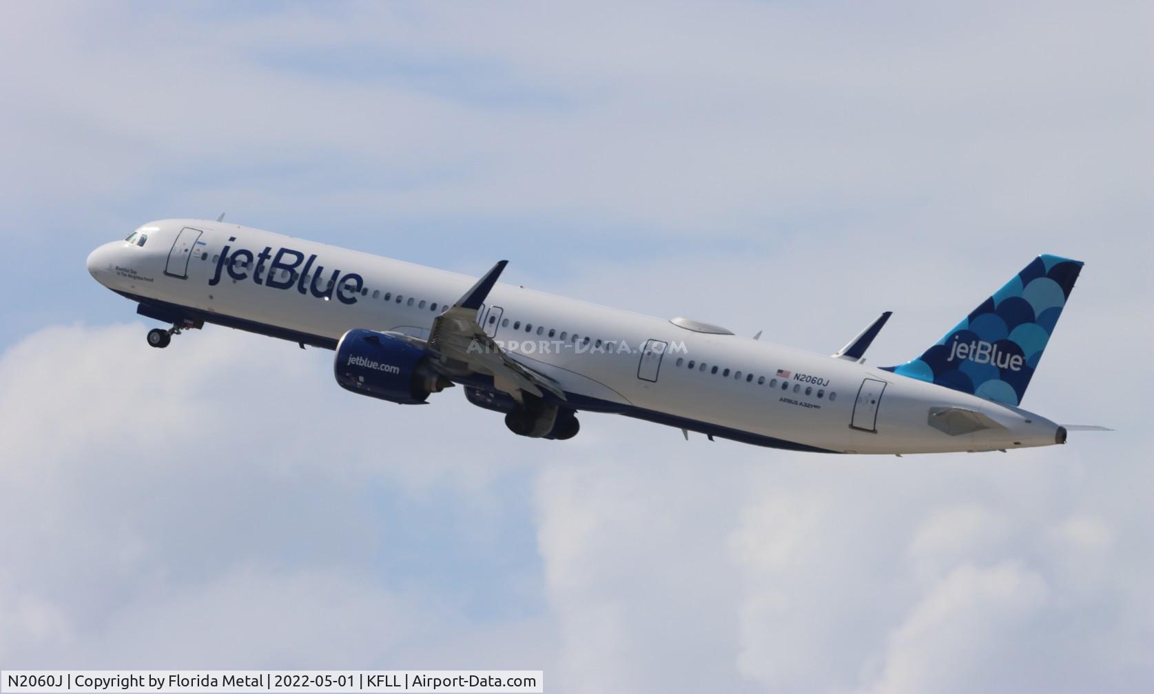 N2060J, 2021 Airbus A321-271NX C/N 9398, FLL 2022