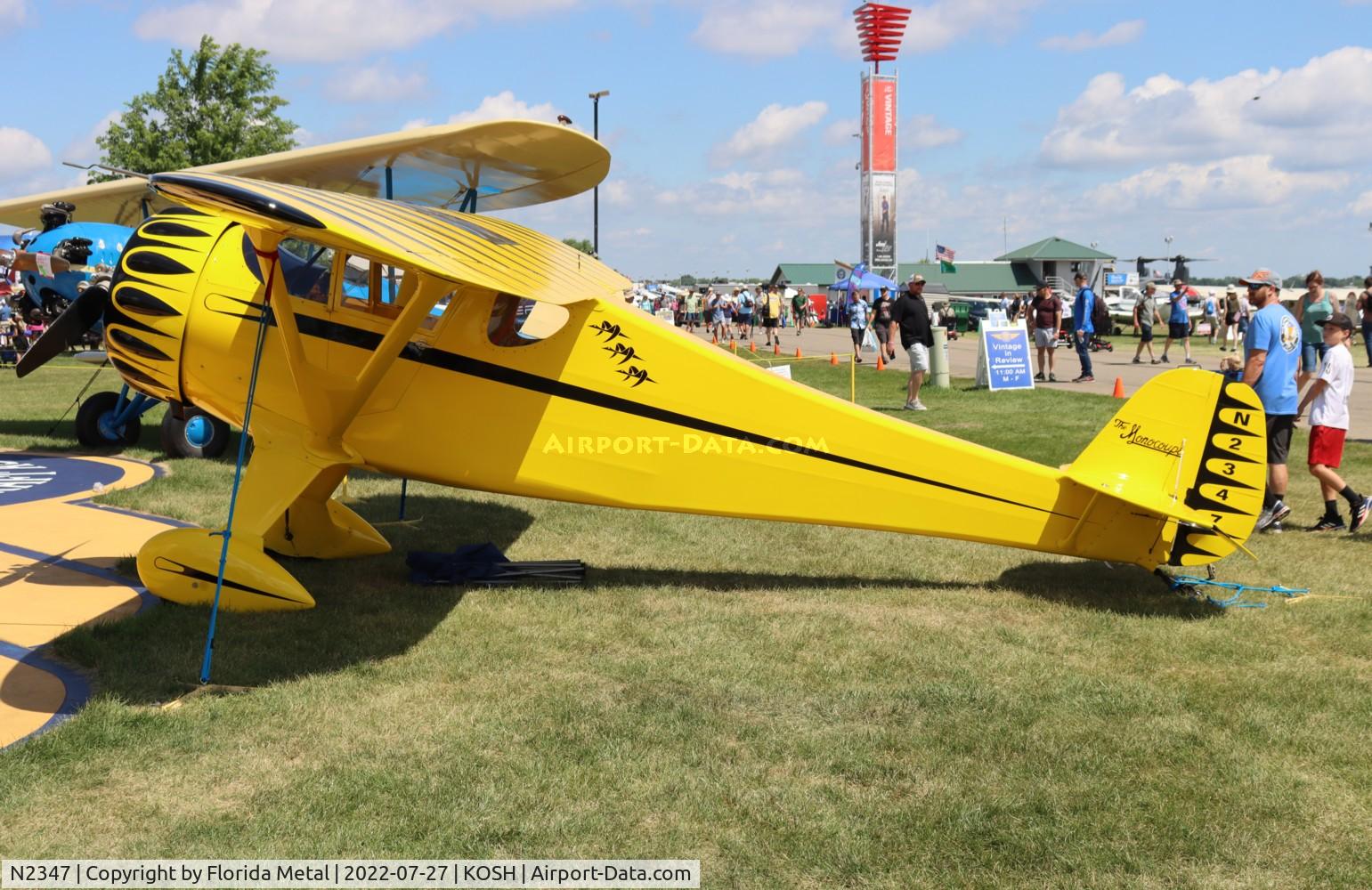 N2347, 1933 Monocoupe 110 Special C/N 5W-641, Monocoupe 110