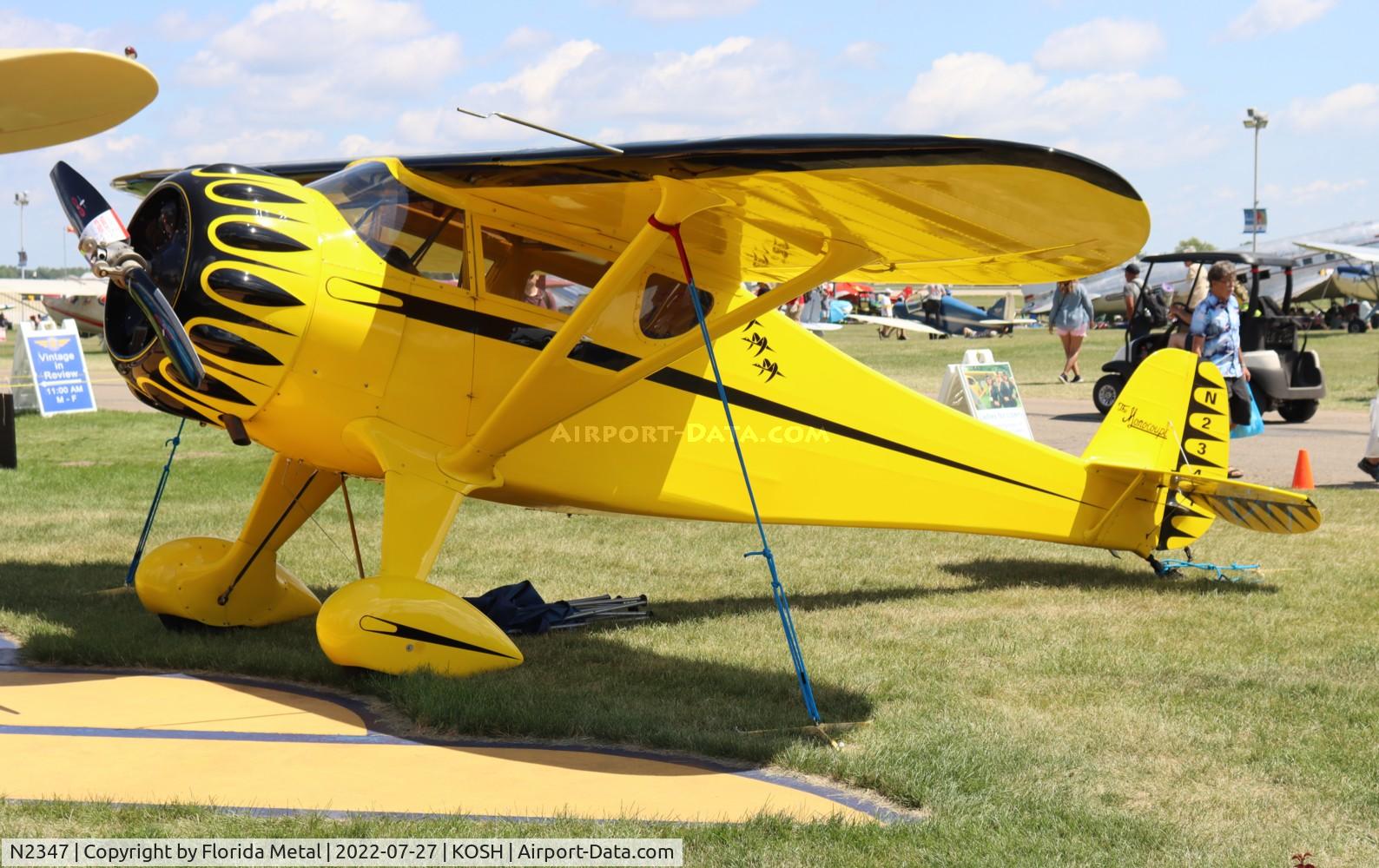 N2347, 1933 Monocoupe 110 Special C/N 5W-641, OSH 2022