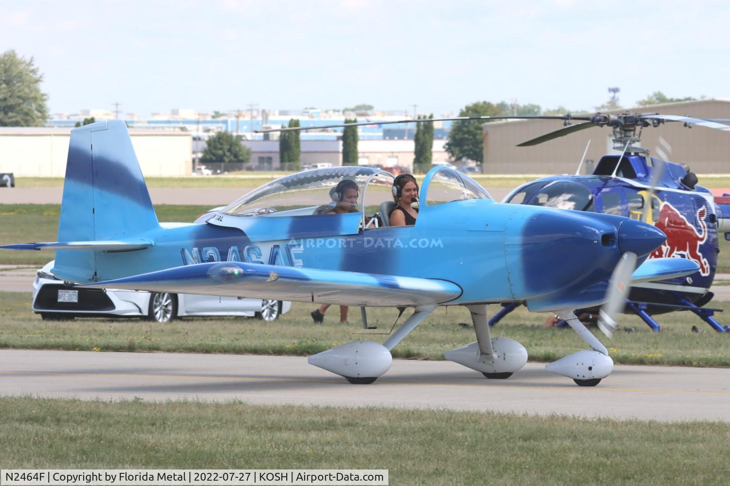 N2464F, 2008 Vans RV-8A C/N 82492, OSH 2022