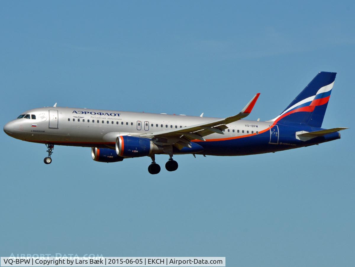VQ-BPW, 2014 Airbus A320-214 C/N 5982, RWY22L