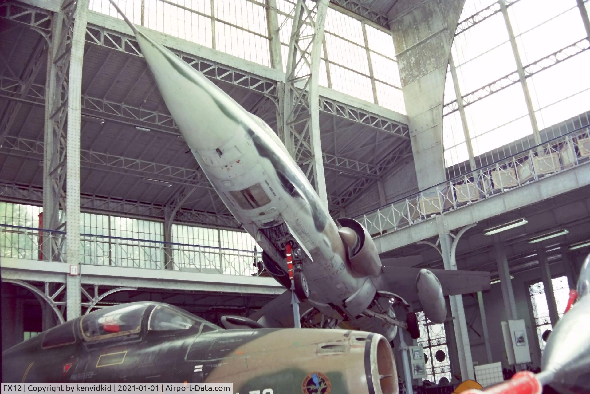 FX12, 1963 Lockheed F-104G Starfighter C/N 683-9029, At the Brussels Aviation Museum in 2000.