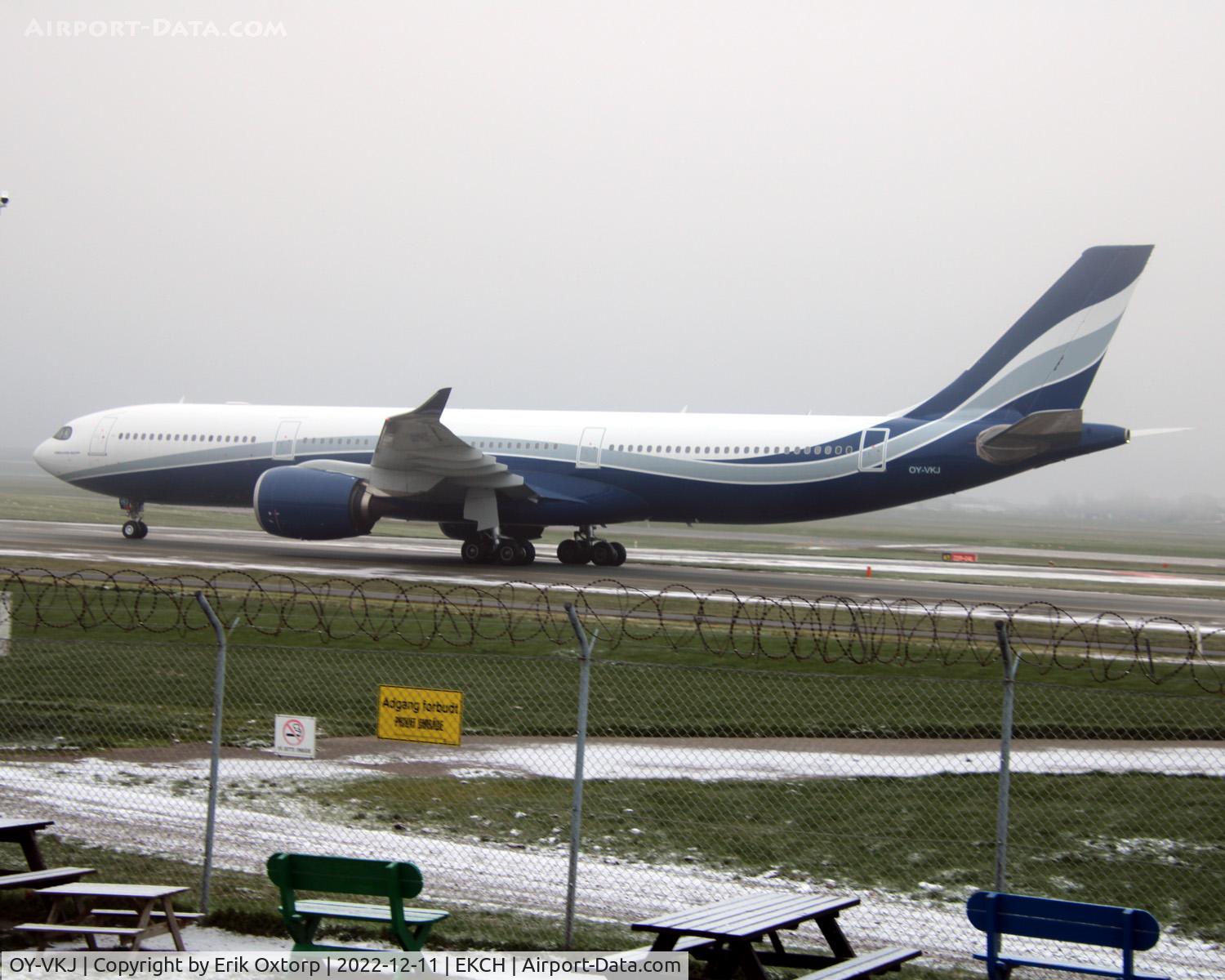 OY-VKJ, 2021 Airbus A330-941N C/N 1929, OY-VKJ landed rw 04L after a test flight