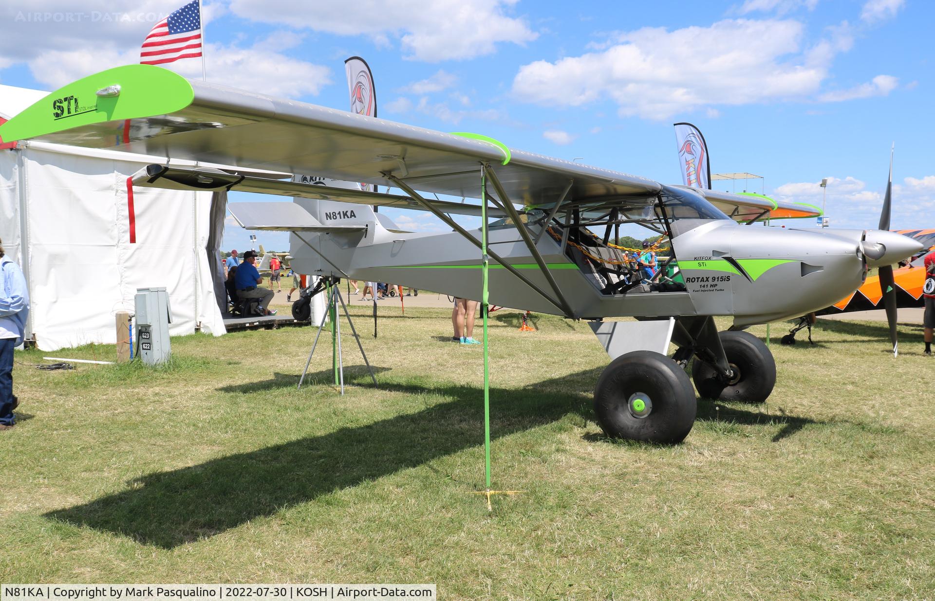 N81KA, 2015 Skystar Kitfox S7 Supersport C/N S70502079, Kitfox S7 Supersport