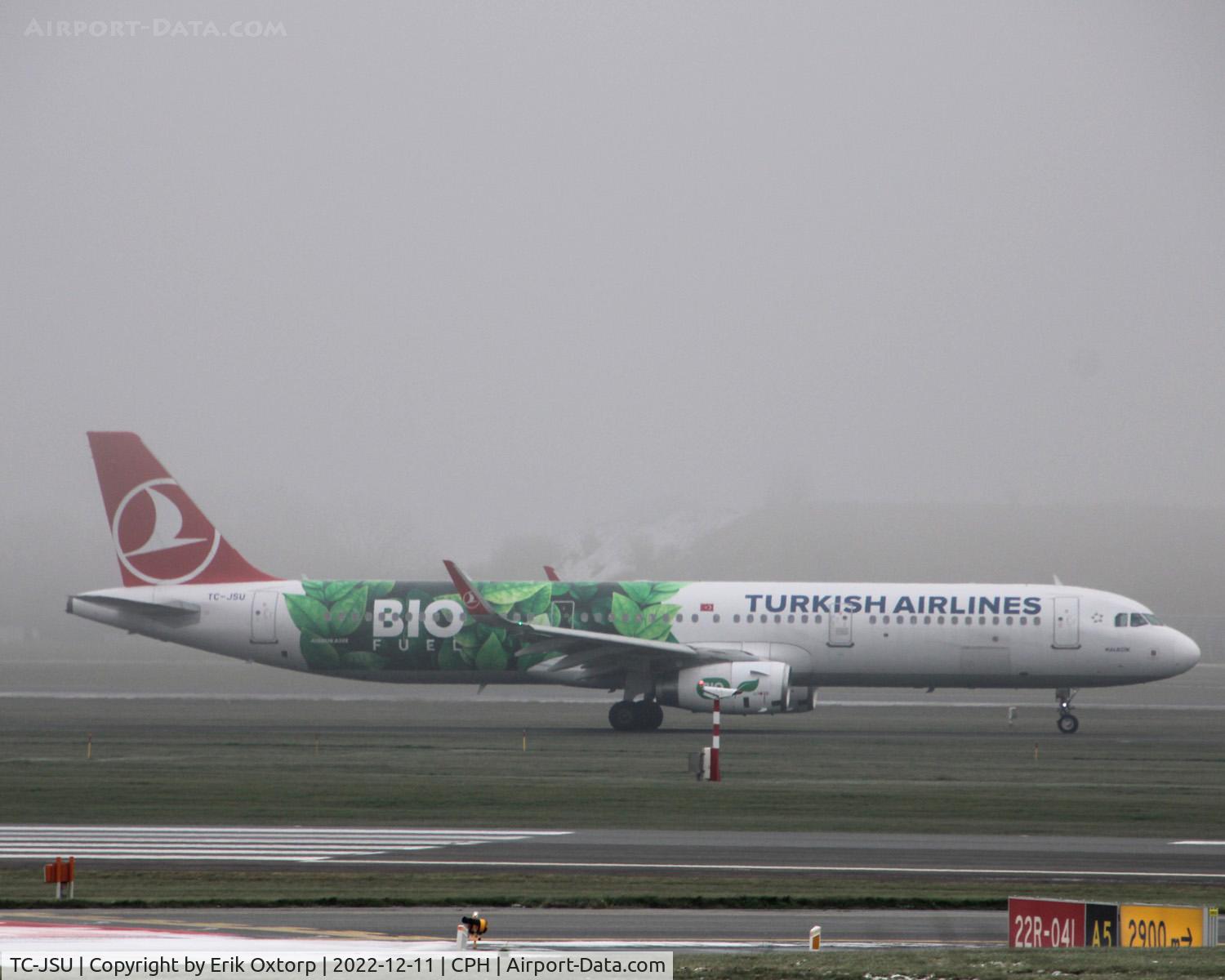 TC-JSU, 2015 Airbus A321-231 C/N 6709, TC-JSU taxi for take off rw 04R