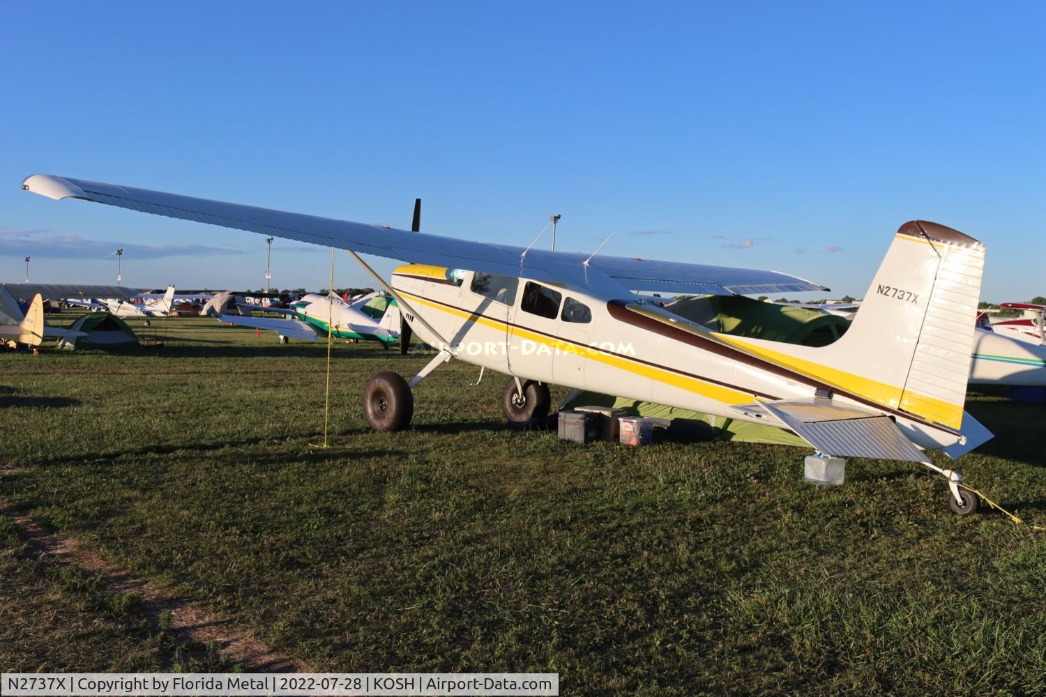 N2737X, 1965 Cessna 180H Skywagon C/N 18051537, OSH 2022