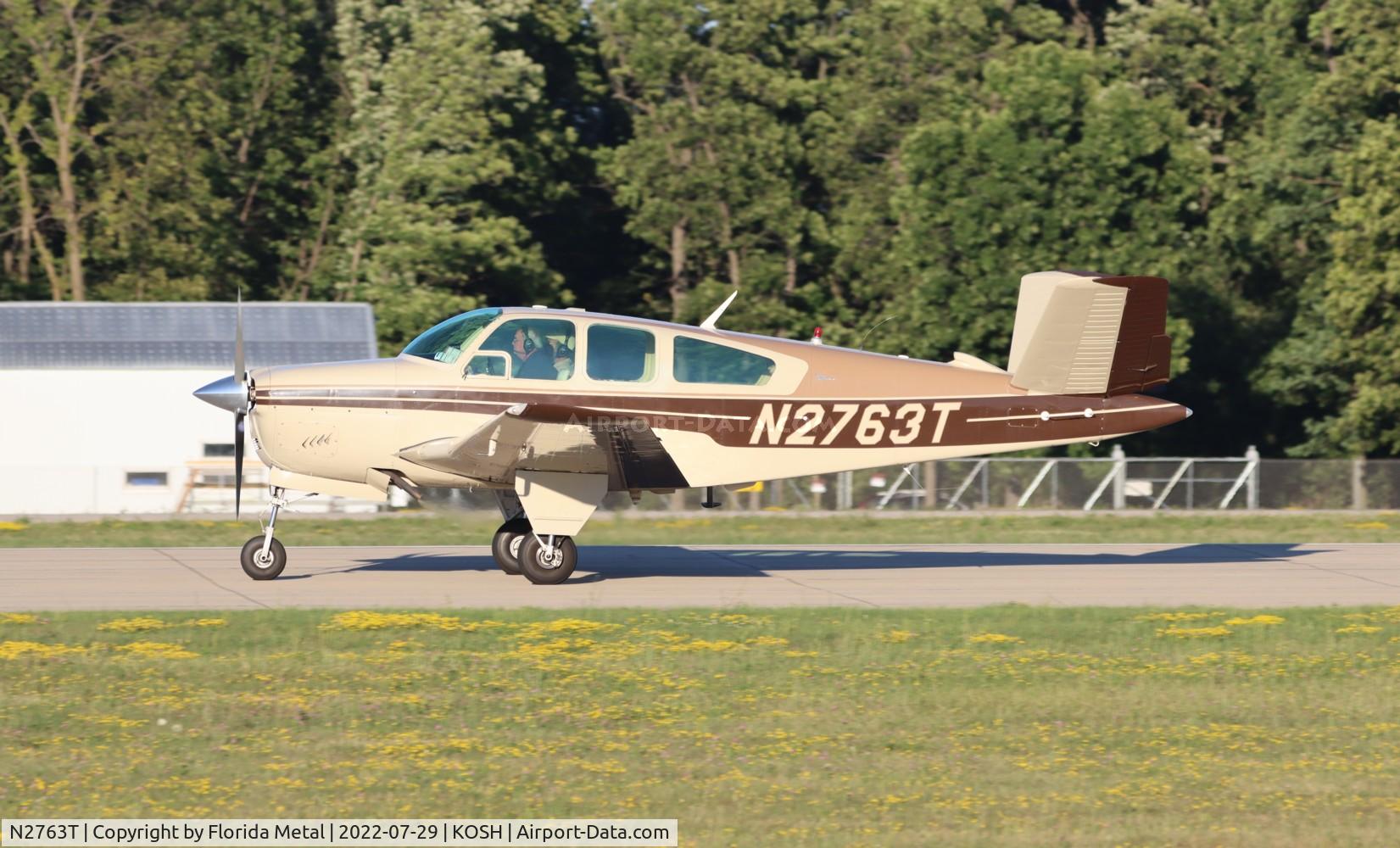 N2763T, 1967 Beech V35 Bonanza C/N D-8469, OSH 2022