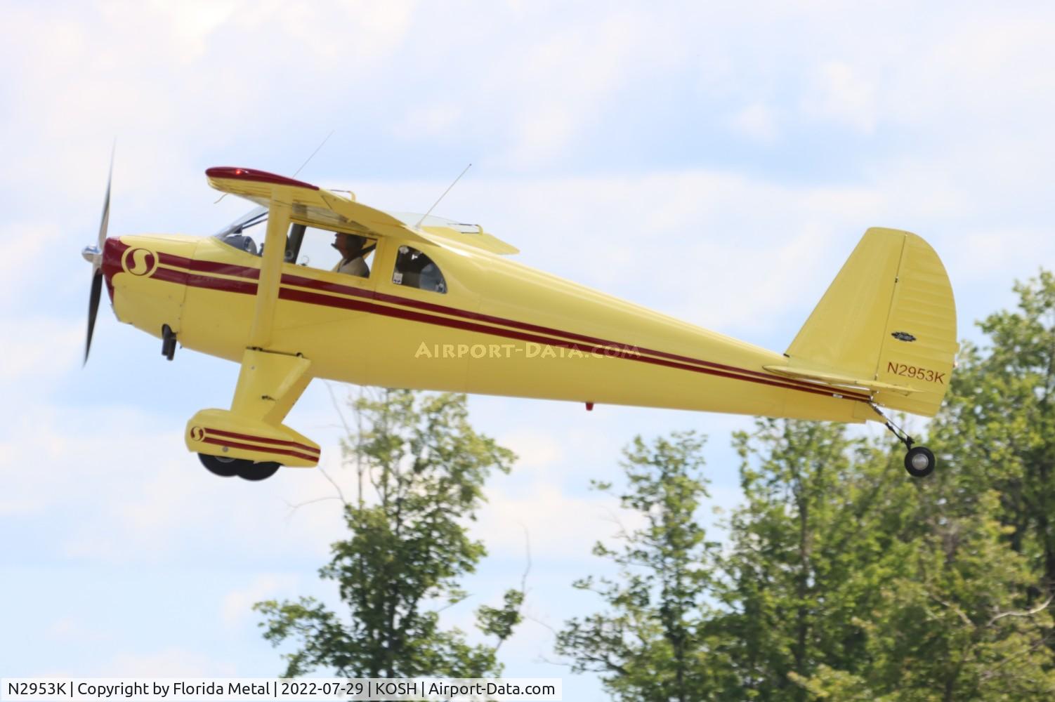 N2953K, 1947 Luscombe 8E Silvaire C/N 5680, OSH 2022