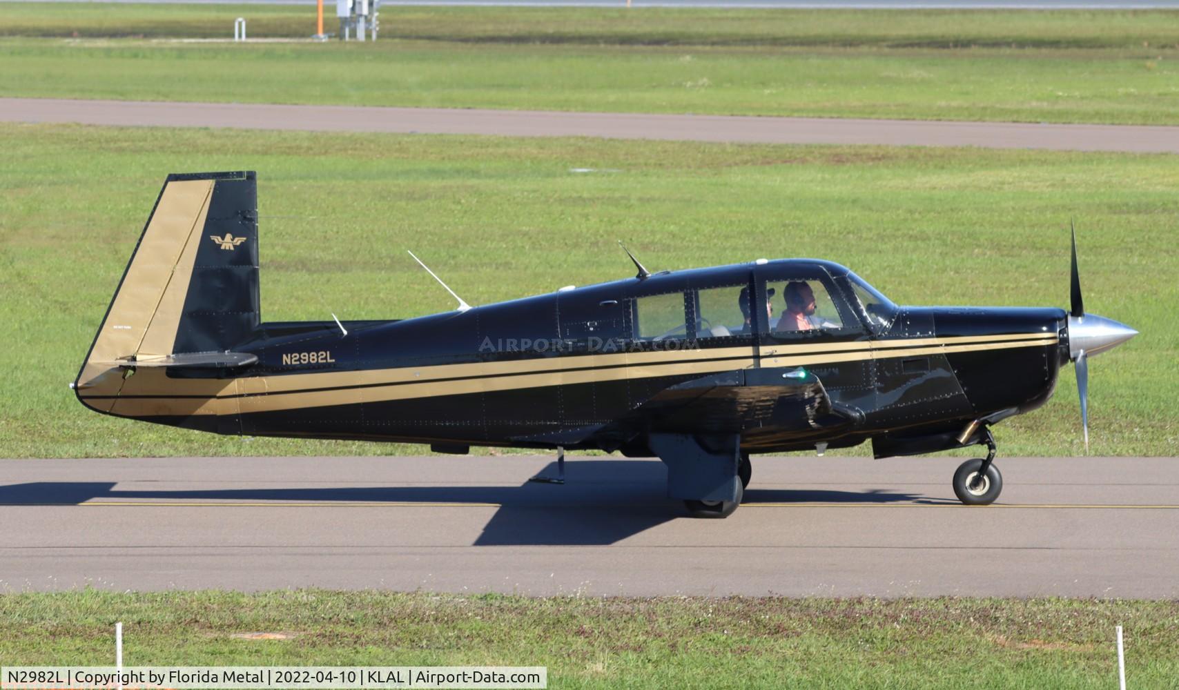 N2982L, 1967 Mooney M20F Executive C/N 670341, Sun N Fun 2022