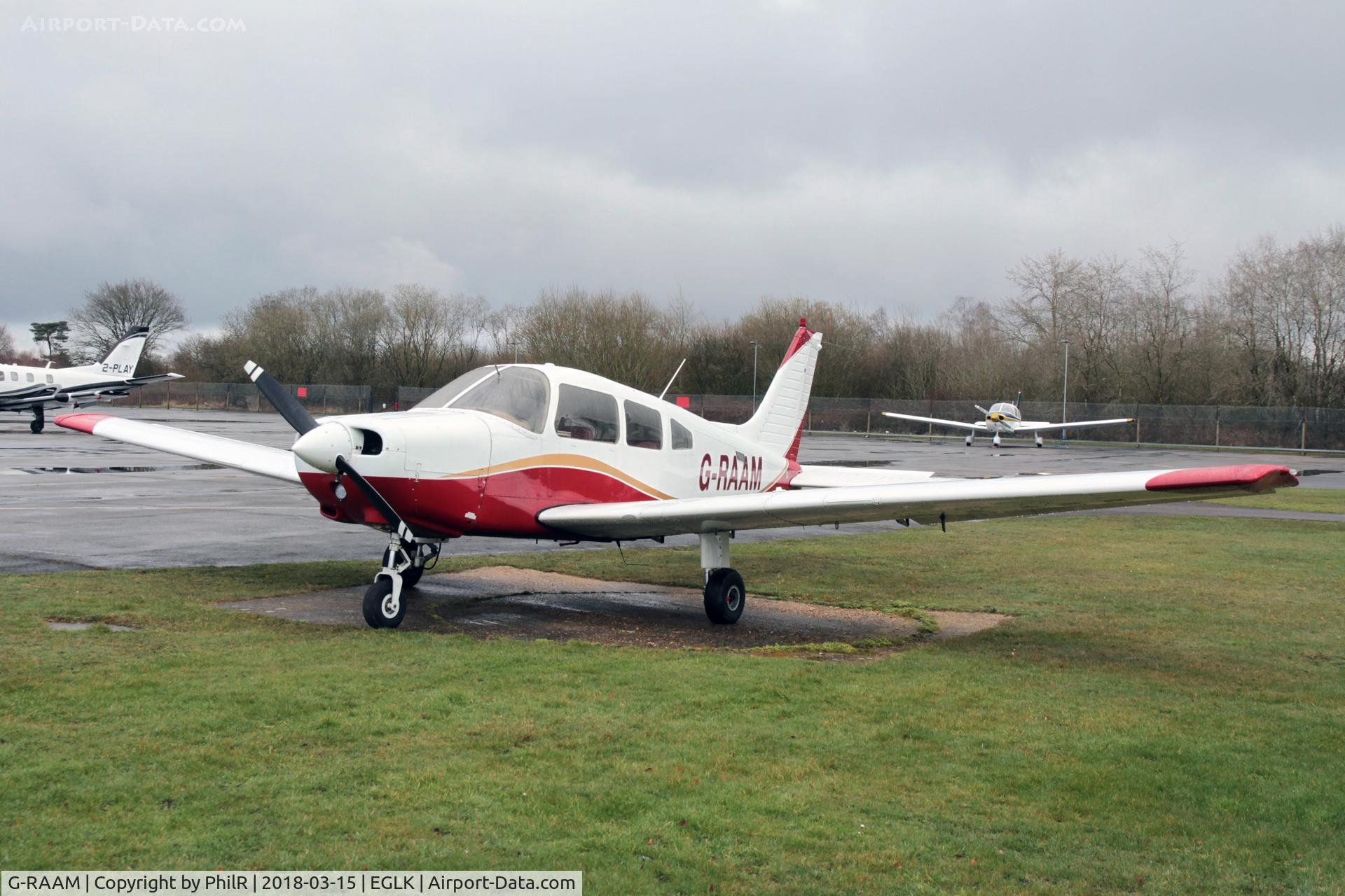 G-RAAM, 1980 Piper PA-28-161 Cherokee Warrior II C/N 28-8016276, G-RAAM 1980 Piper PA-28 Cherokee Warrior ll Blackbushe