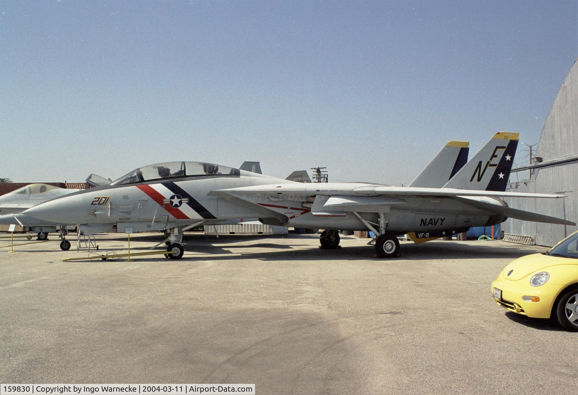 159830, Grumman F-14A C/N 190, Grumman F-14A Tomcat at the Western Museum of Flight, Hawthorne CA
