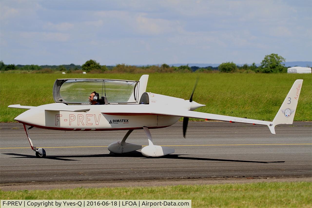 F-PREV, Rutan VariEze C/N 1961, Rutan VariEze, Taxiing to parking area, Avord Air Base 702 (LFOA) Open day 2016