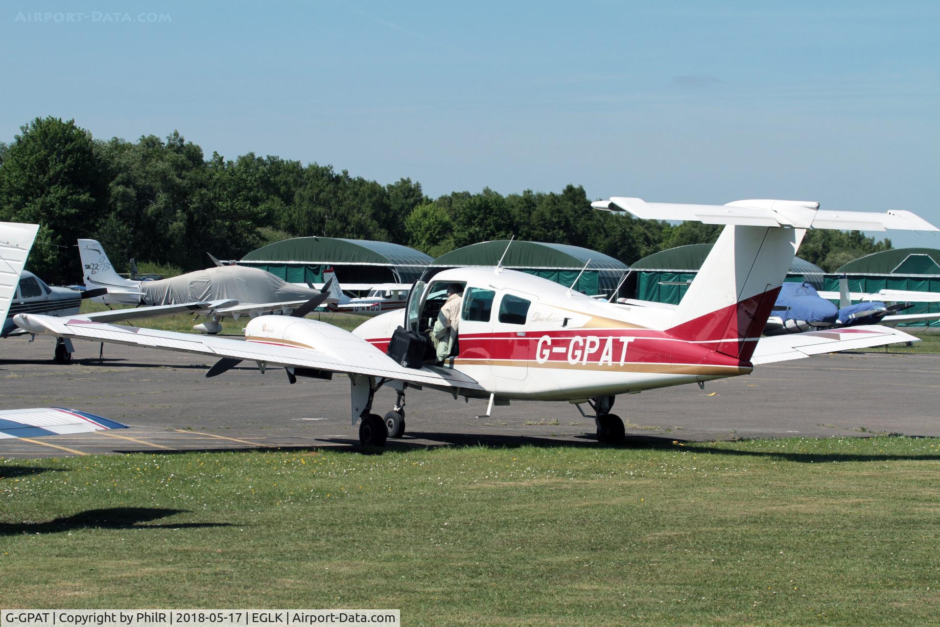G-GPAT, 1981 Beechcraft 76 Duchess C/N ME-398, G-GPAT 1981 Beech 76 Blackbushe