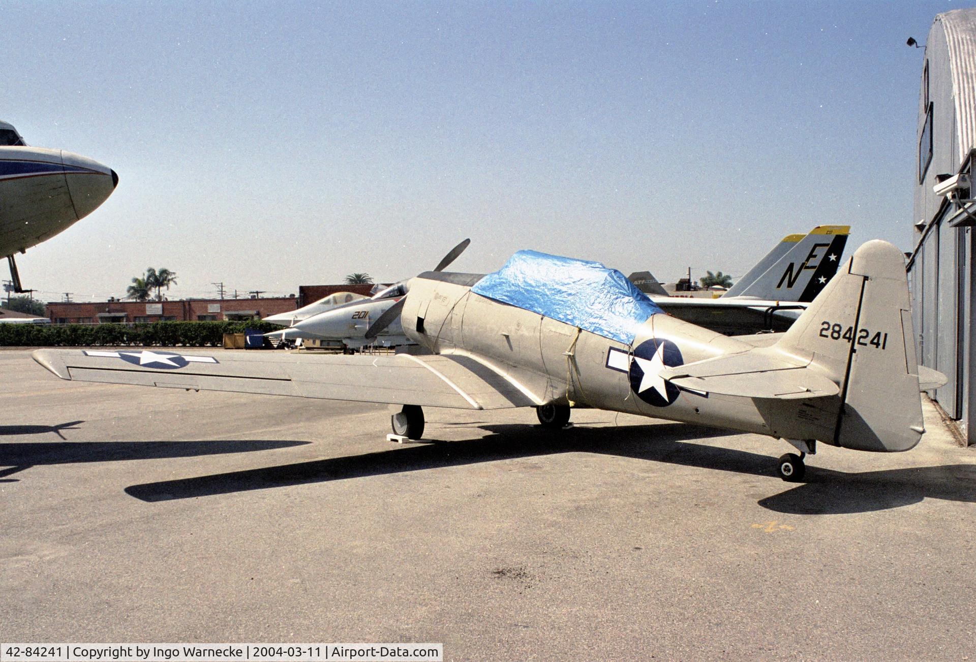 42-84241, North American XAT-6E Texan C/N 88-16022, North American XAT-6E Texan Ranger replica (built by the museum from an AT-6) at the Western Museum of Flight, Hawthorne CA