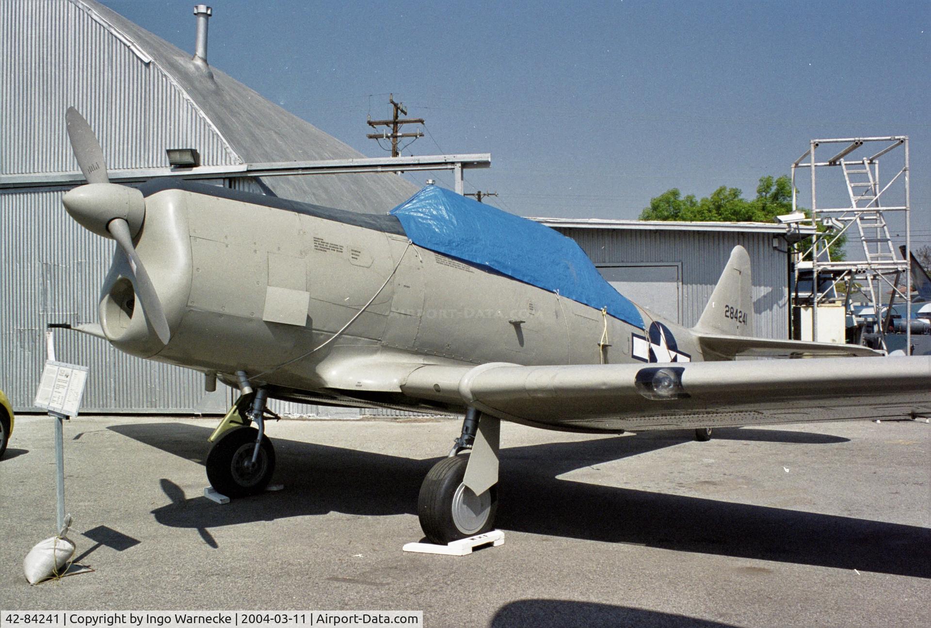 42-84241, North American XAT-6E Texan C/N 88-16022, North American XAT-6E Texan Ranger replica (built by the museum from an AT-6) at the Western Museum of Flight, Hawthorne CA