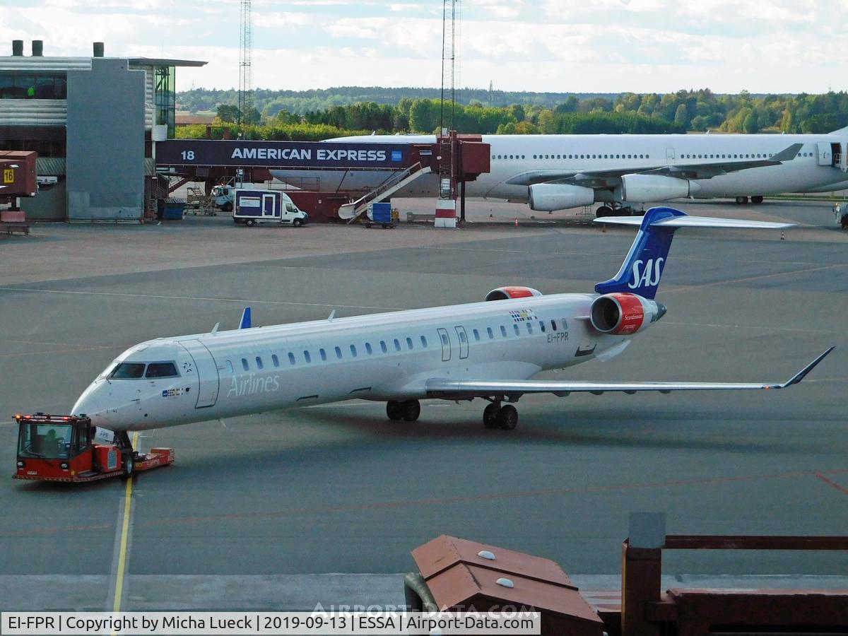EI-FPR, 2017 Bombardier CRJ-900LR (CL-600-2D24) C/N 15436, At Arlanda