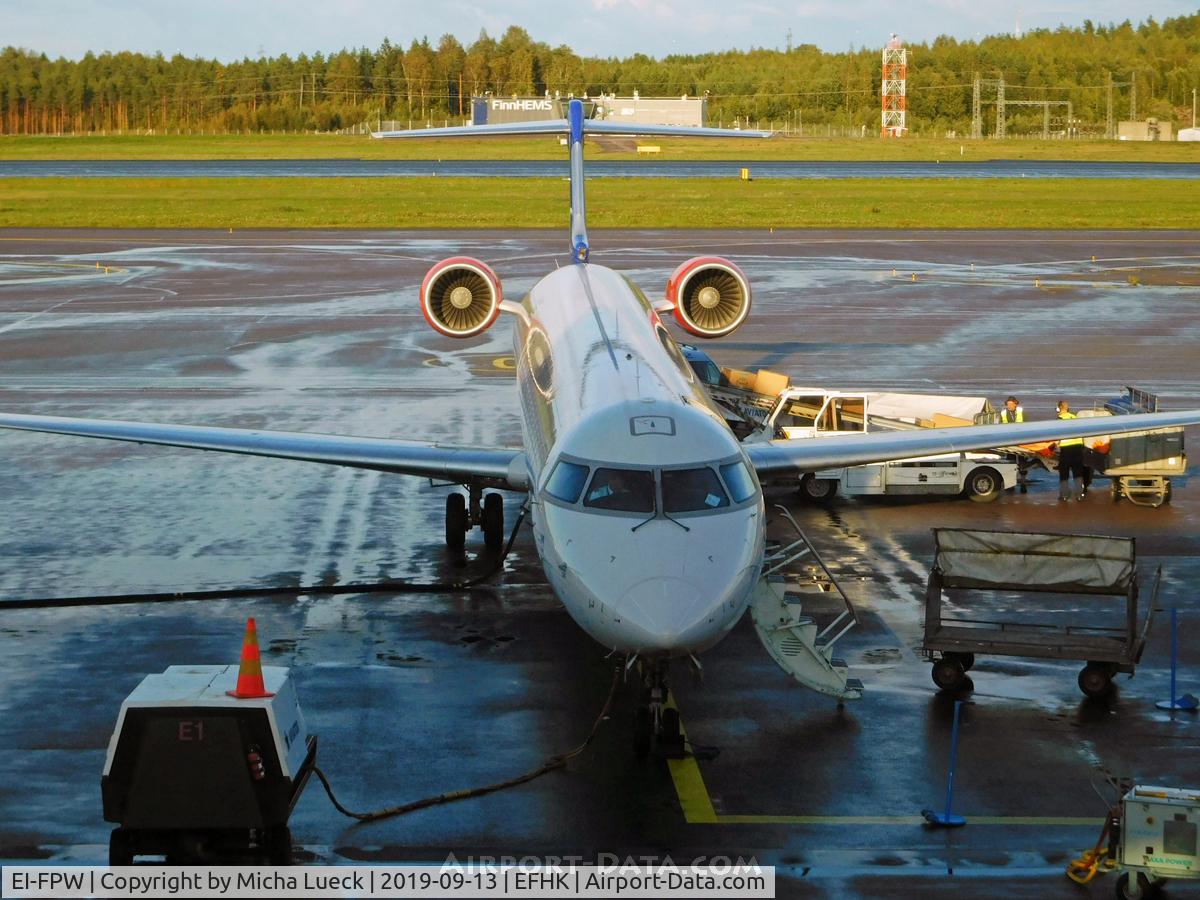 EI-FPW, 2018 Bombardier CRJ-900 (CL-600-2D24) C/N 15443, At Vantaa