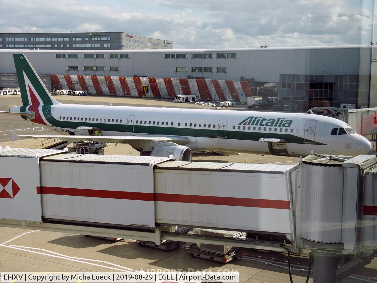 EI-IXV, 1998 Airbus A321-112 C/N 819, At Heathrow