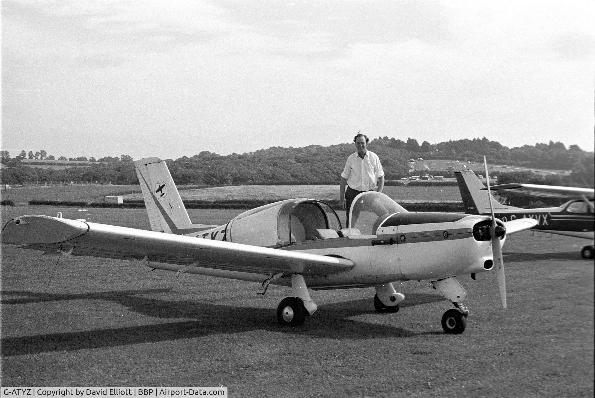G-ATYZ, 1967 Socata MS.880B Rallye Club C/N 848, Flow by Bob from Biggin Hill flying club to Bembridge Isle of Wight. Day out to photograph Powerboat racing in the solent.