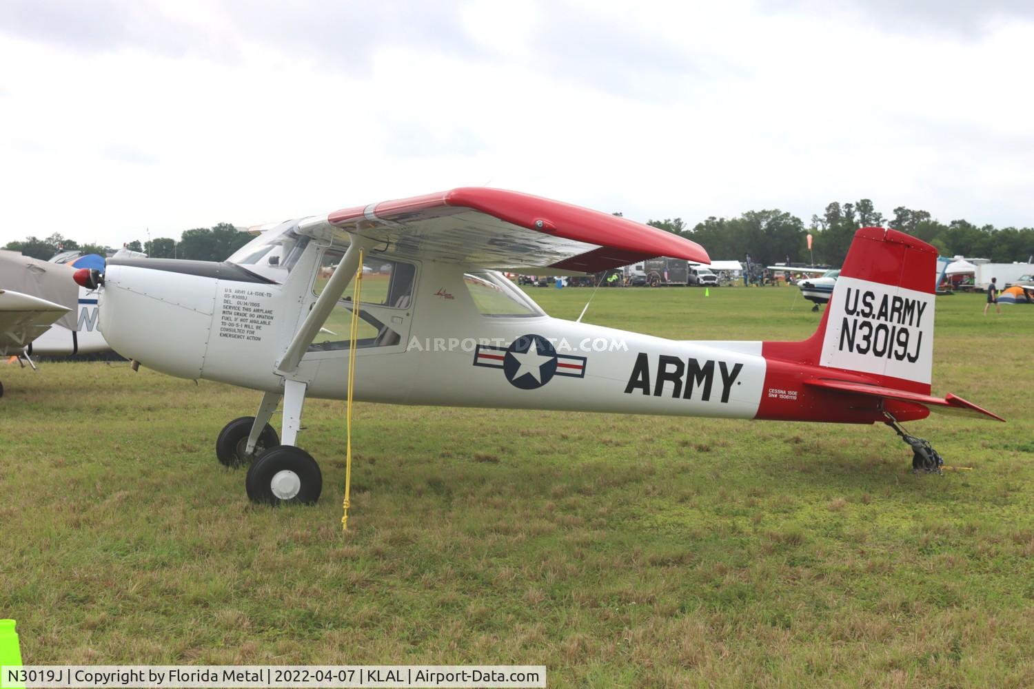 N3019J, 1965 Cessna 150E C/N 15061119, Rare tail dragger version