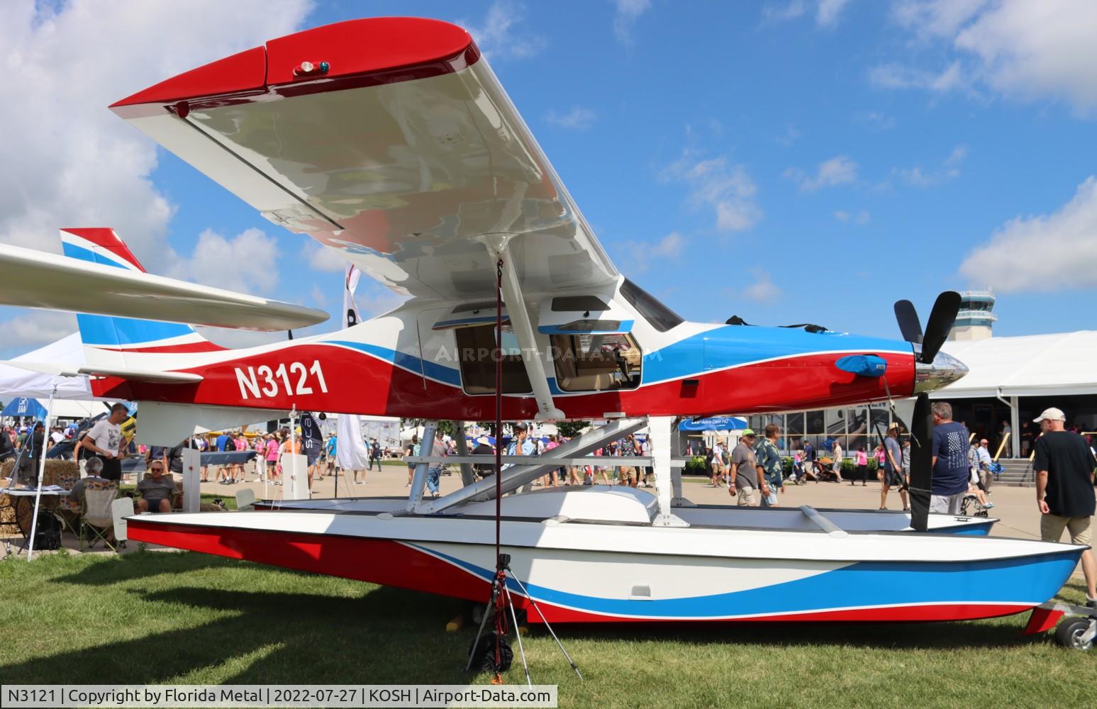 N3121, 2002 Aerocomp Comp Air 7SLX C/N 017273, OSH 2022
