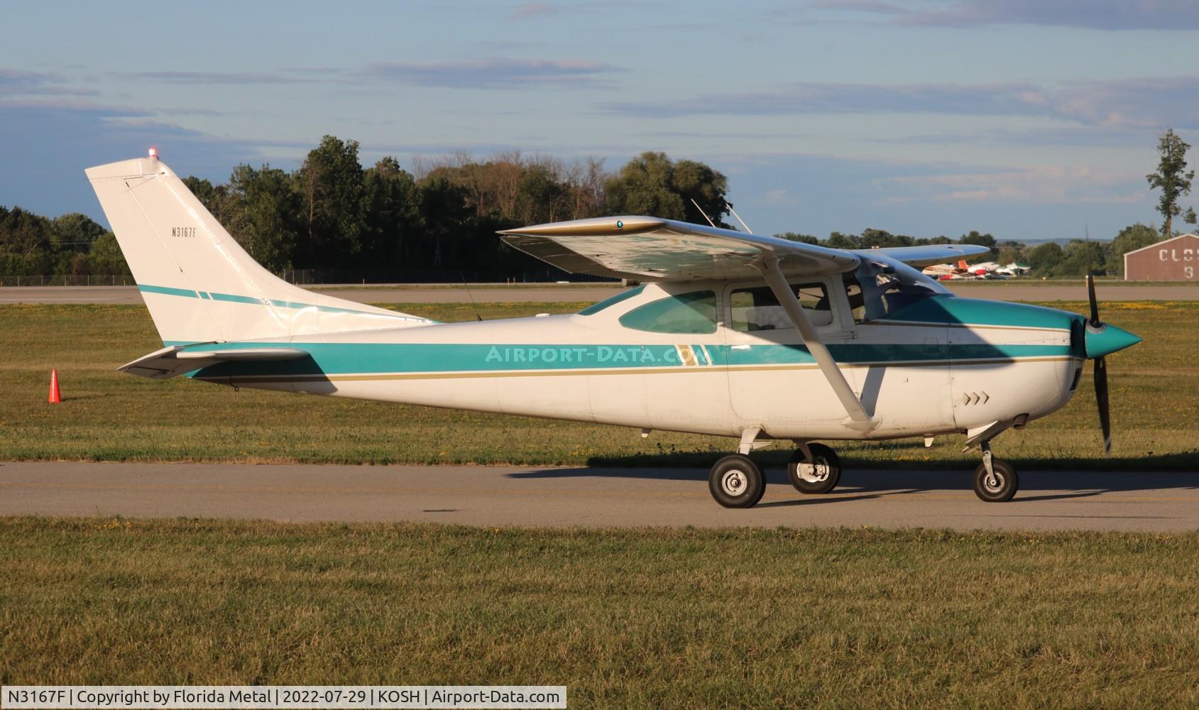 N3167F, 1966 Cessna 182J Skylane C/N 18257267, OSH 2022