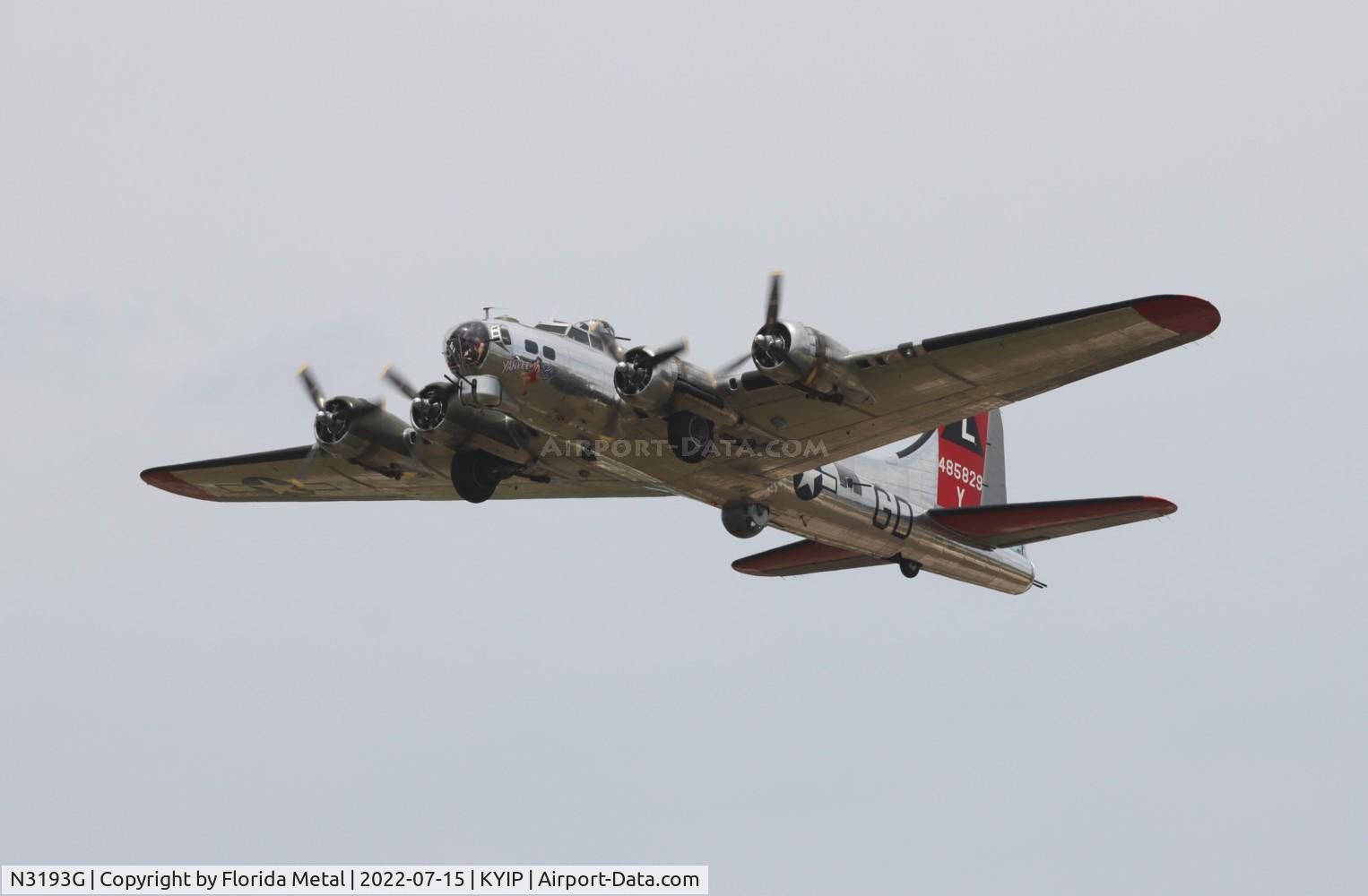 N3193G, 1944 Boeing B-17G Flying Fortress C/N 77255, Thunder Over Michigan 2022