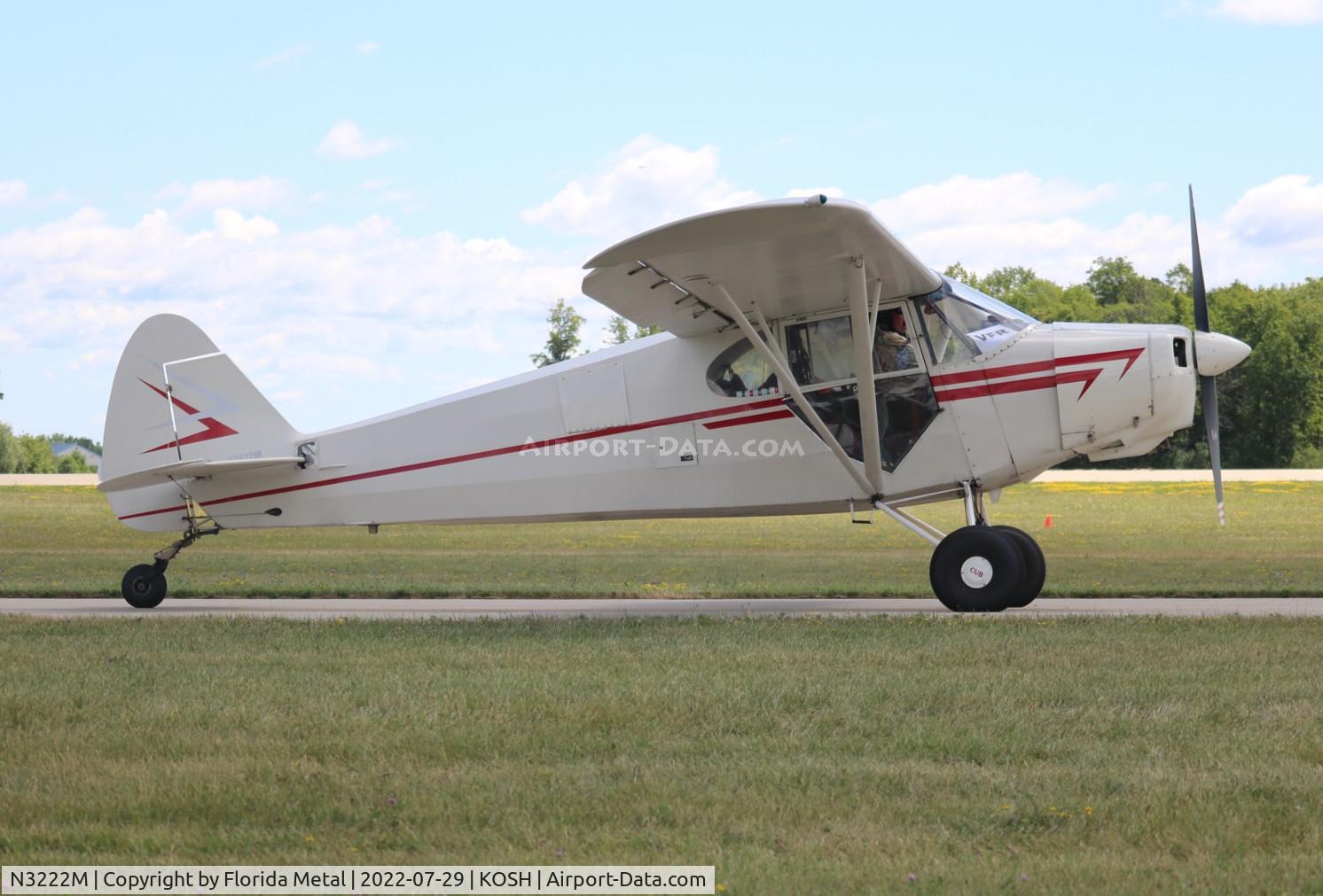 N3222M, 1947 Piper PA-12 Super Cruiser C/N 12-1887, OSH 2022