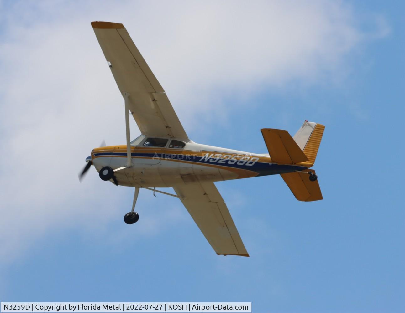 N3259D, 1955 Cessna 180 C/N 32057, OSH 2022