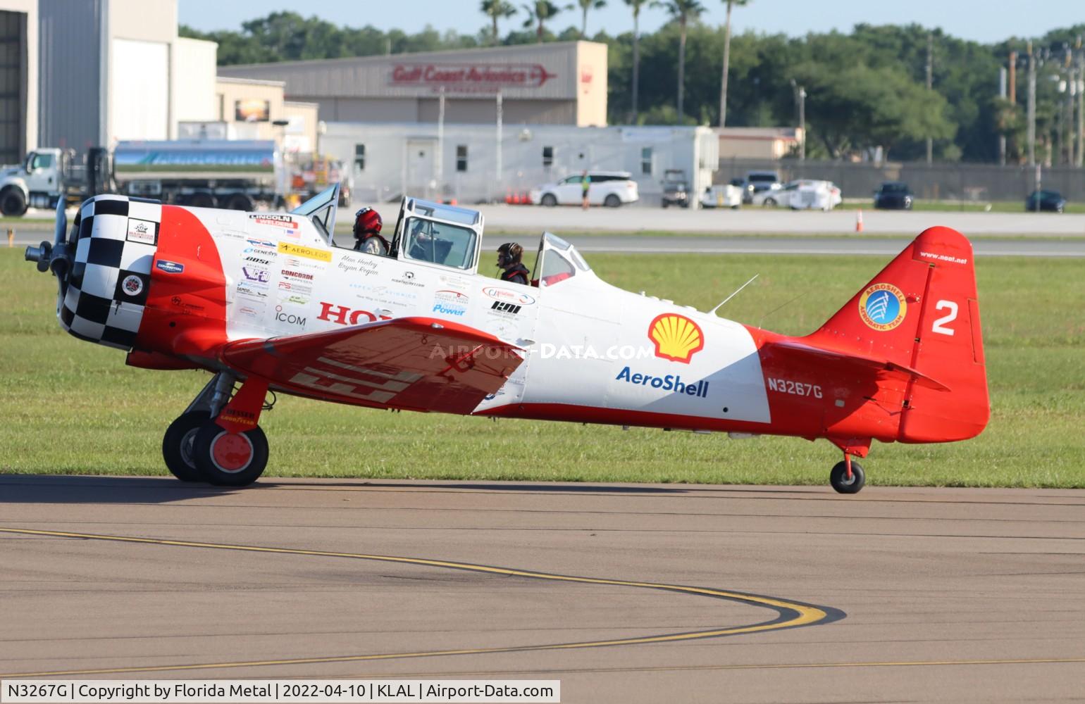 N3267G, 1943 North American SNJ-5 Texan C/N 88-15114, Sun N fun 2022