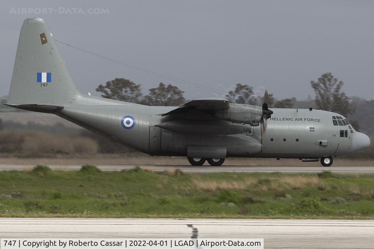 747, Lockheed C-130H Hercules C/N 382-4723, Exercise Iniochos 2022