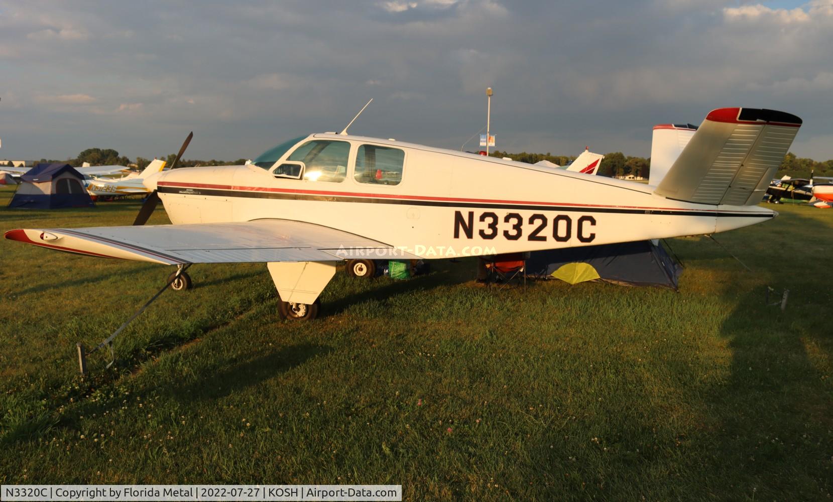 N3320C, 1954 Beech E35 C/N D-3986, OSH 2022