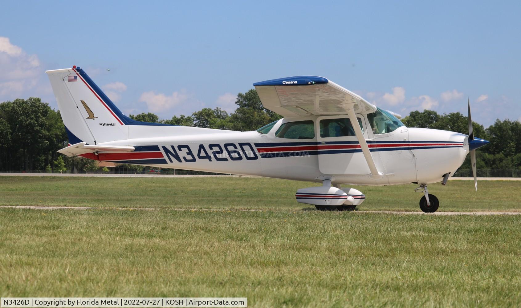 N3426D, 1974 Cessna 172M C/N 17264275, OSH 2022