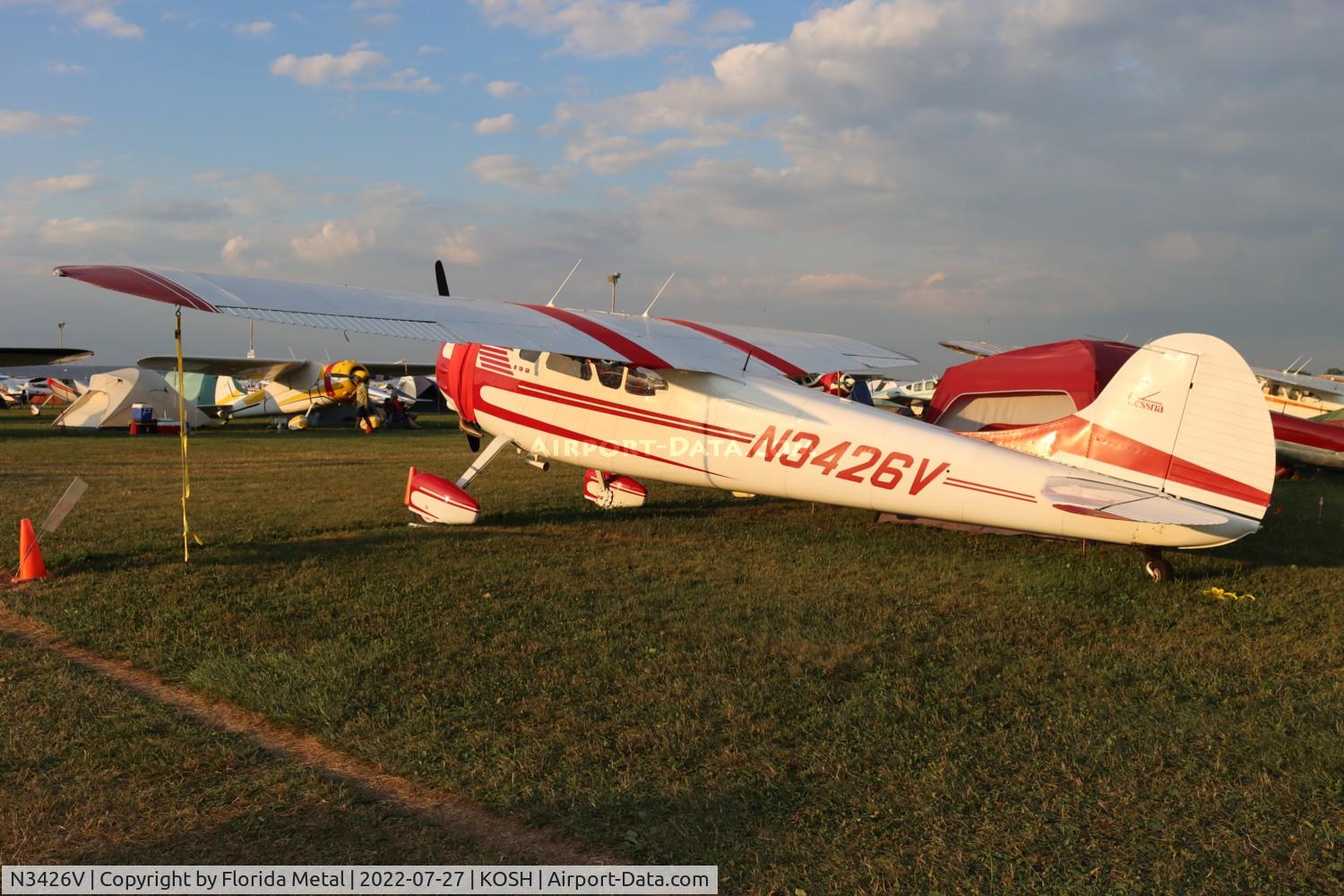 N3426V, 1948 Cessna 190 C/N 7111, OSH 2022