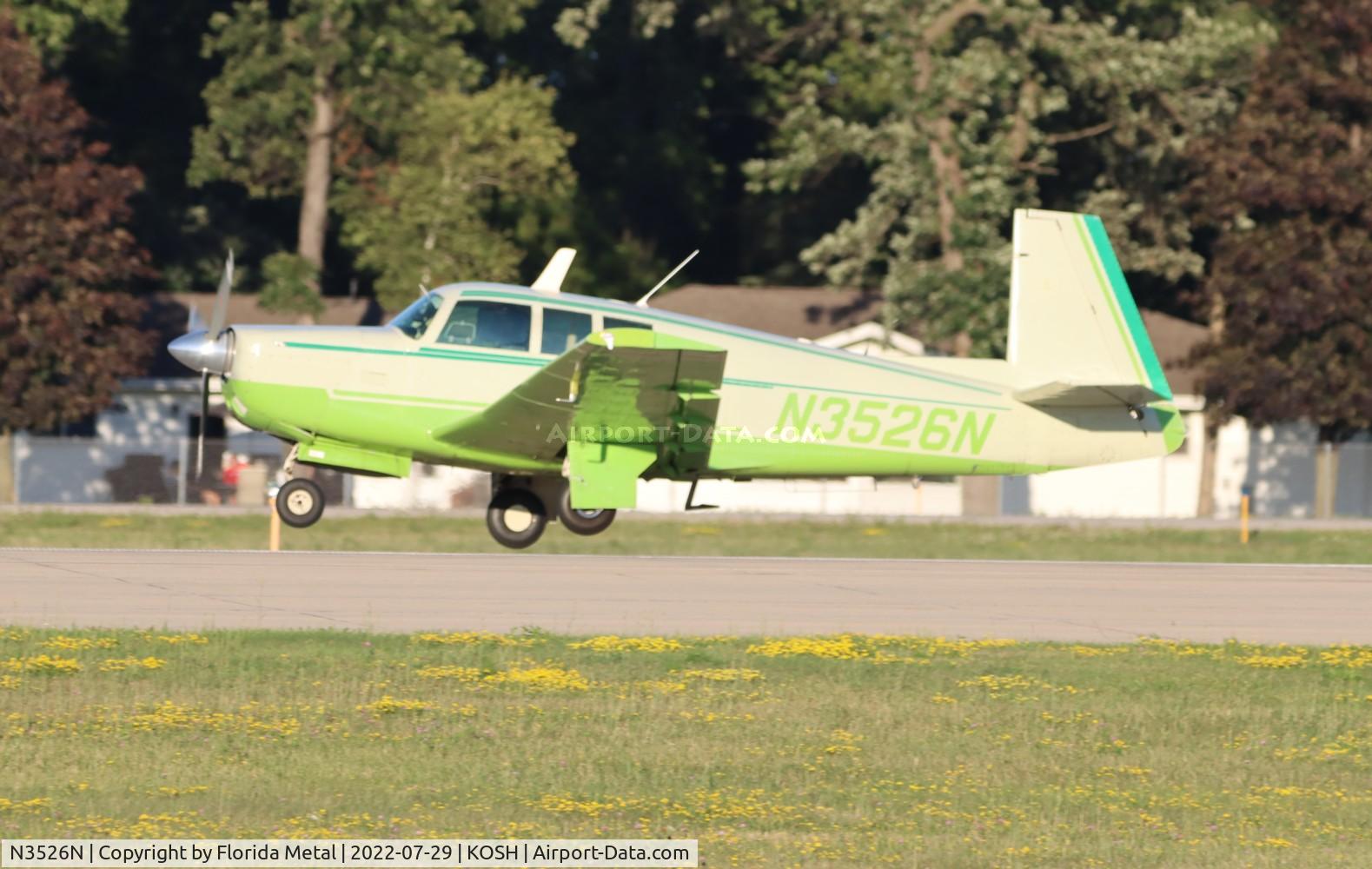 N3526N, 1967 Mooney M20F Executive C/N 680084, OSH 2022