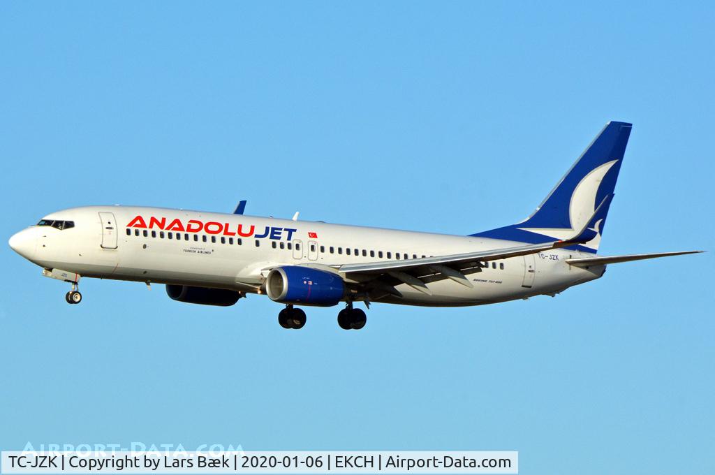 TC-JZK, 2011 Boeing 737-8AS C/N 34996, RWY22L