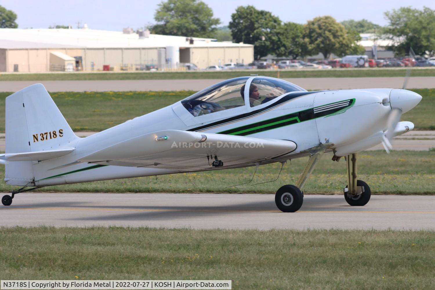 N3718S, 2003 Van's RV-6 C/N 25587, OSH 2022