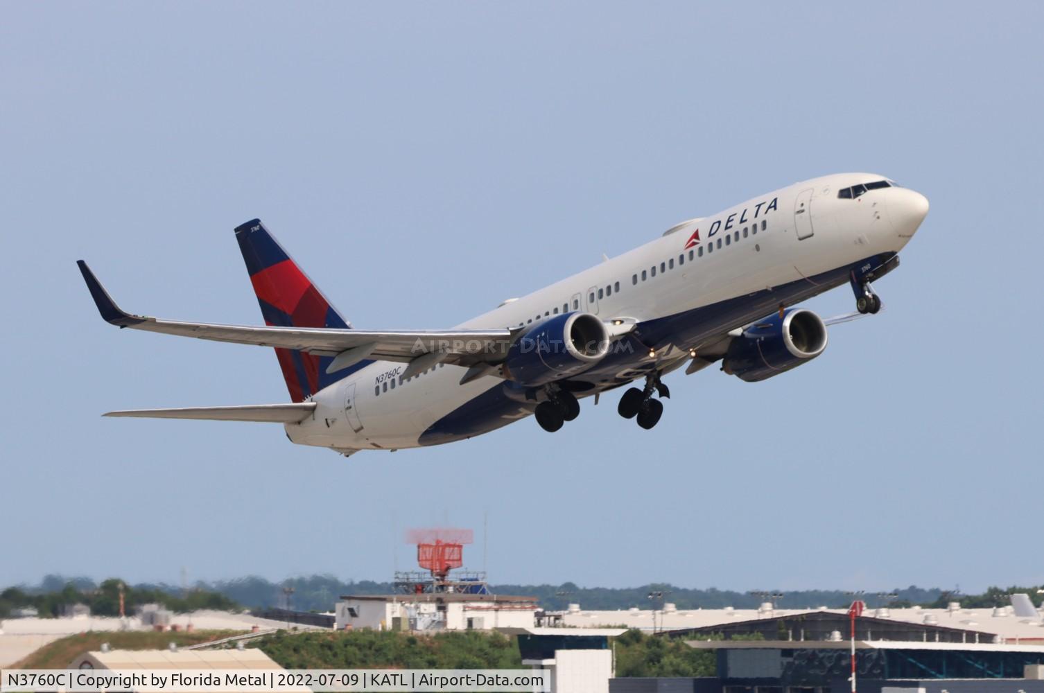 N3760C, 2001 Boeing 737-832 C/N 30816, ATL 2022