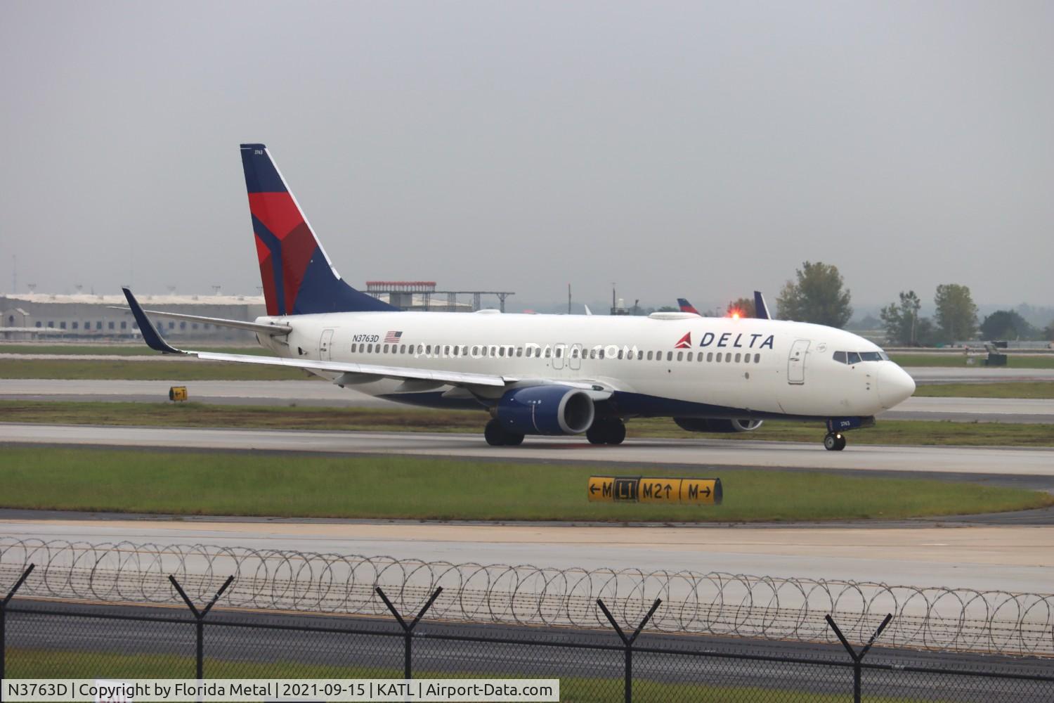 N3763D, 2001 Boeing 737-832 C/N 29629, ATL 2021