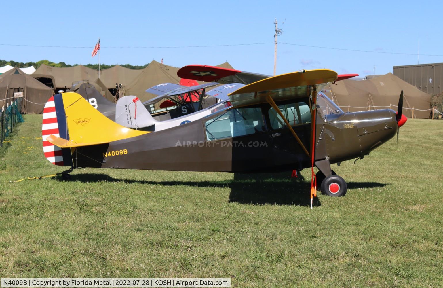N4009B, Aeronca 7DC C/N 7BCM-380, OSH 2022
