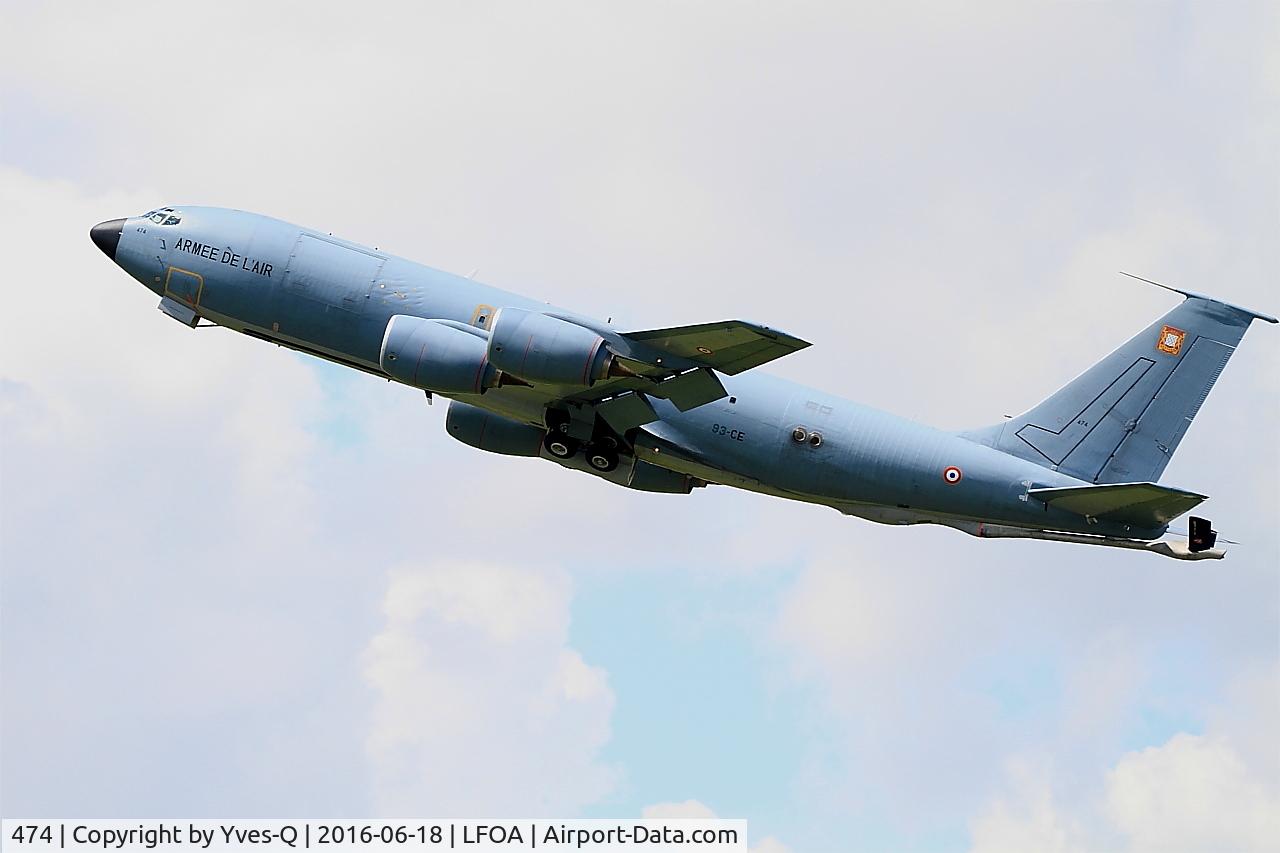 474, 1964 Boeing C-135FR Stratotanker C/N 18683, Boeing C-135FR Stratotanker, Take off rwy 24, Avord Air Base 702 (LFOA) Open day 2016